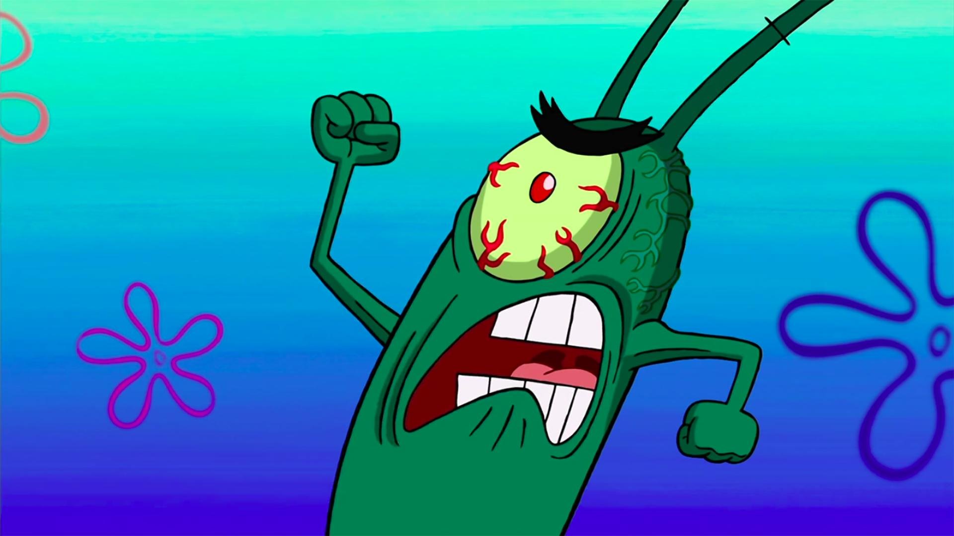 Губка боб зеленый. Планктон из Спанч Боба. Gkfyrnjy cgfyx ,hj,. Планктон Шелдон из губки Боба.