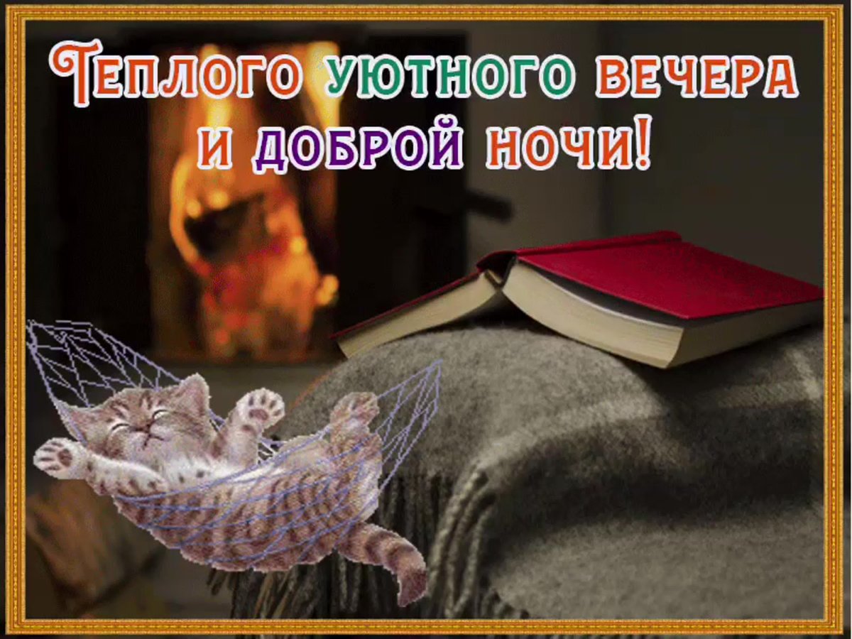 Уютного вечера и доброй ночи