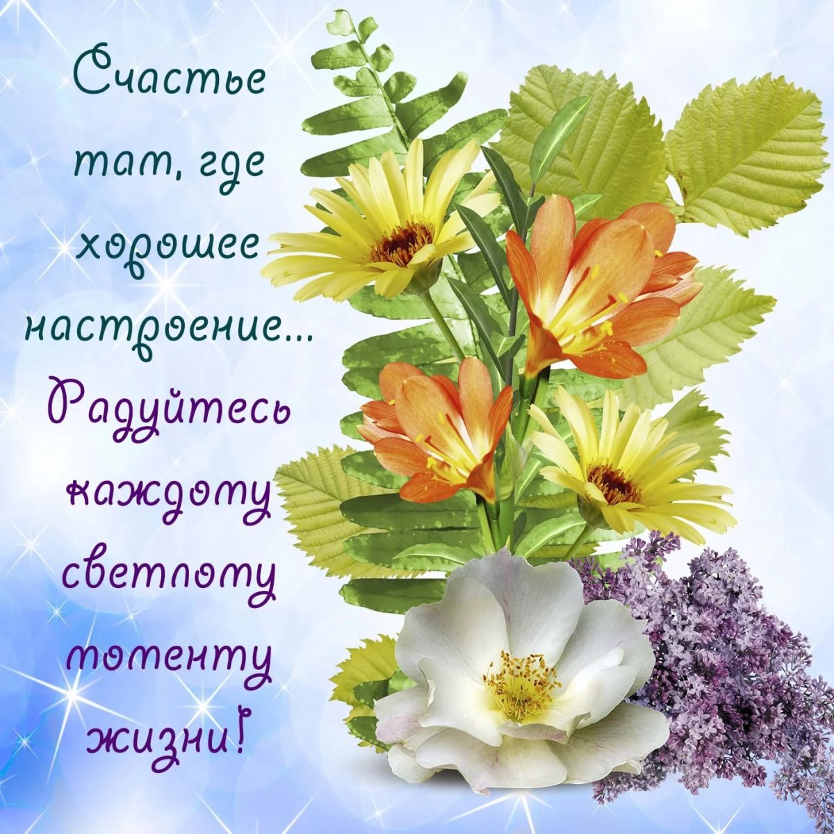 Открытки здоровья и хорошего настроения