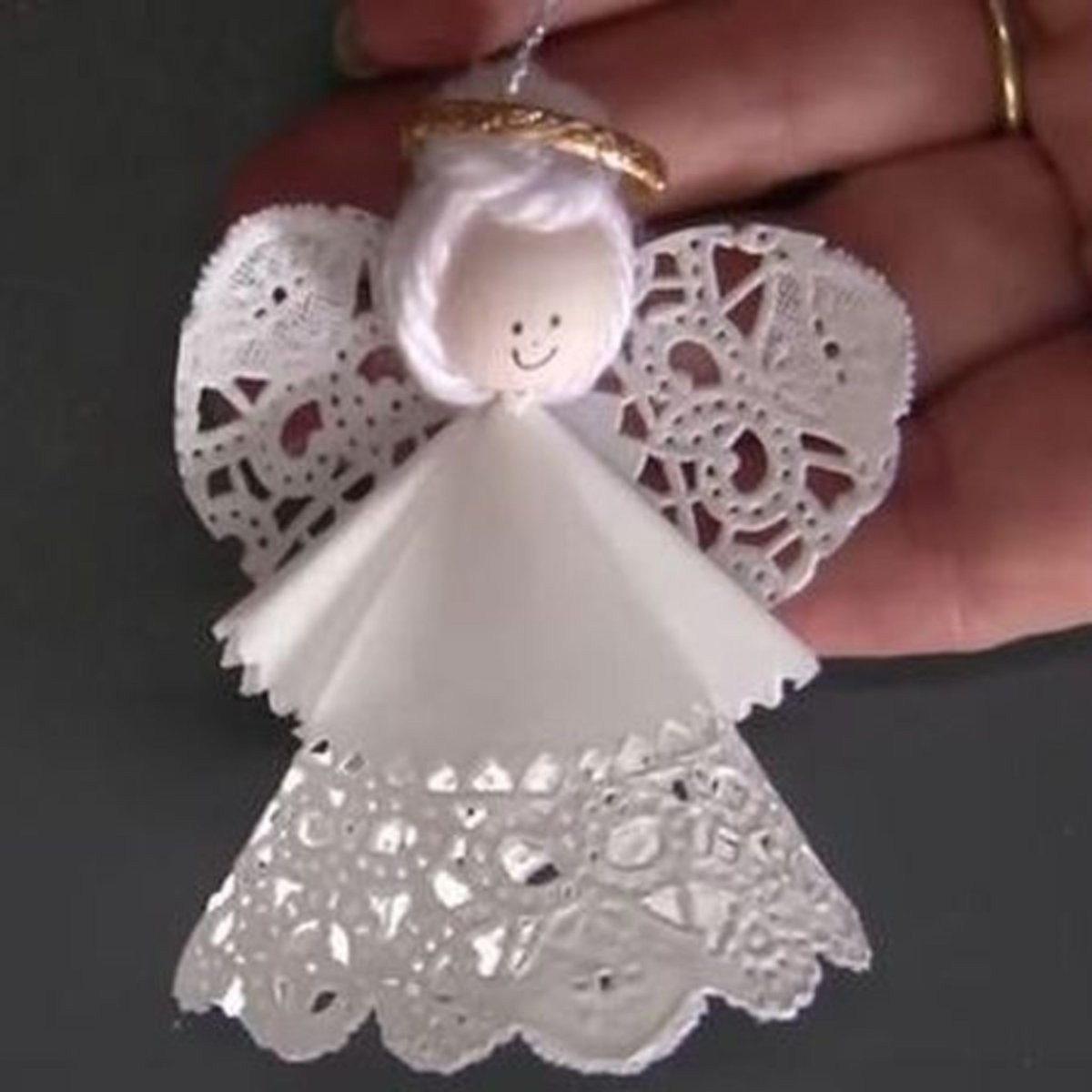 Поделки из ажурных салфеток