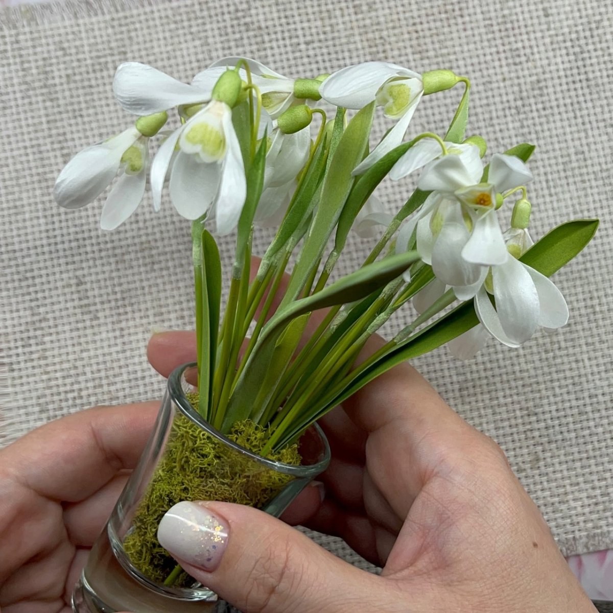 Подснежники из фоамирана своими руками