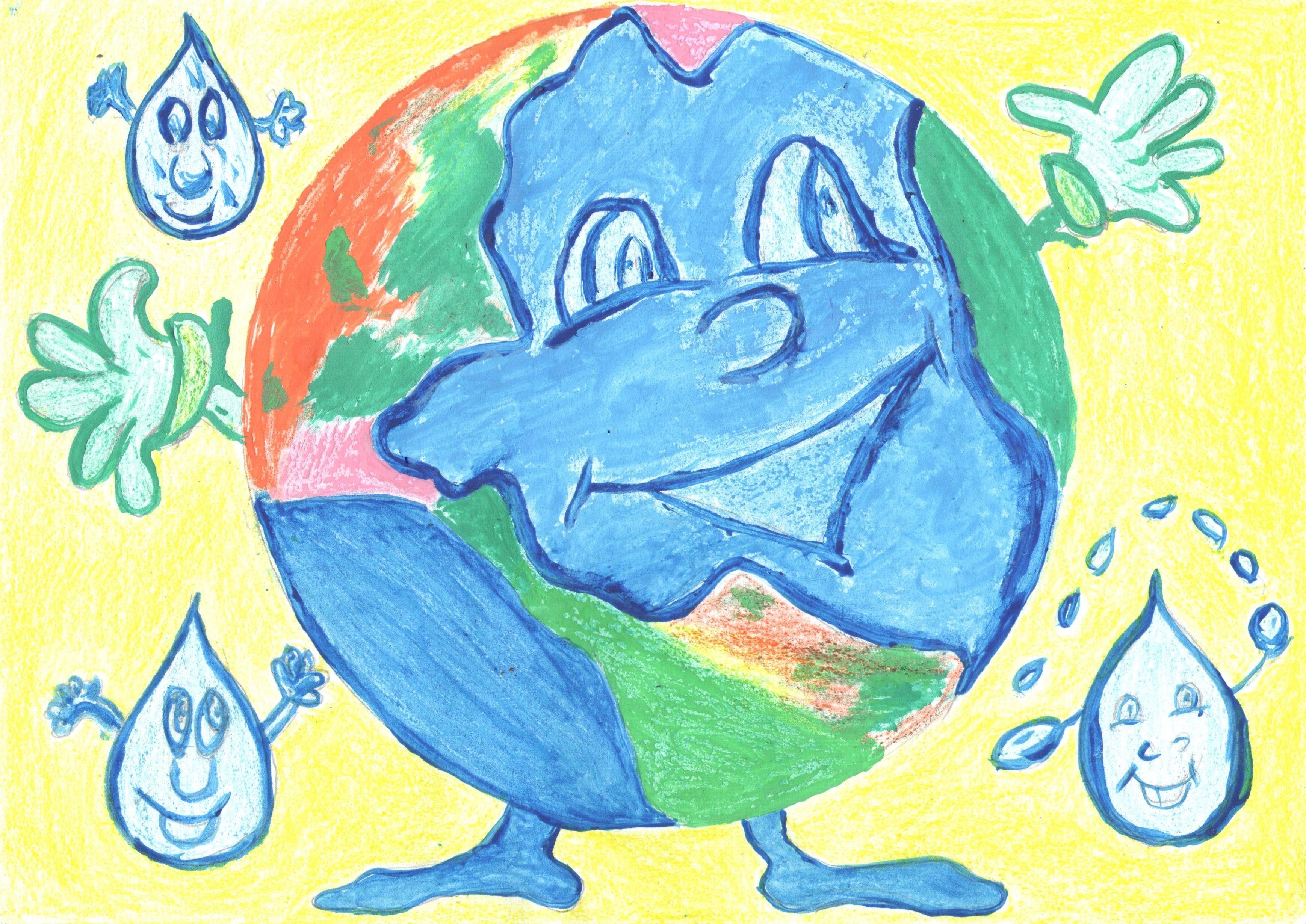 Раскраска всемирный день воды