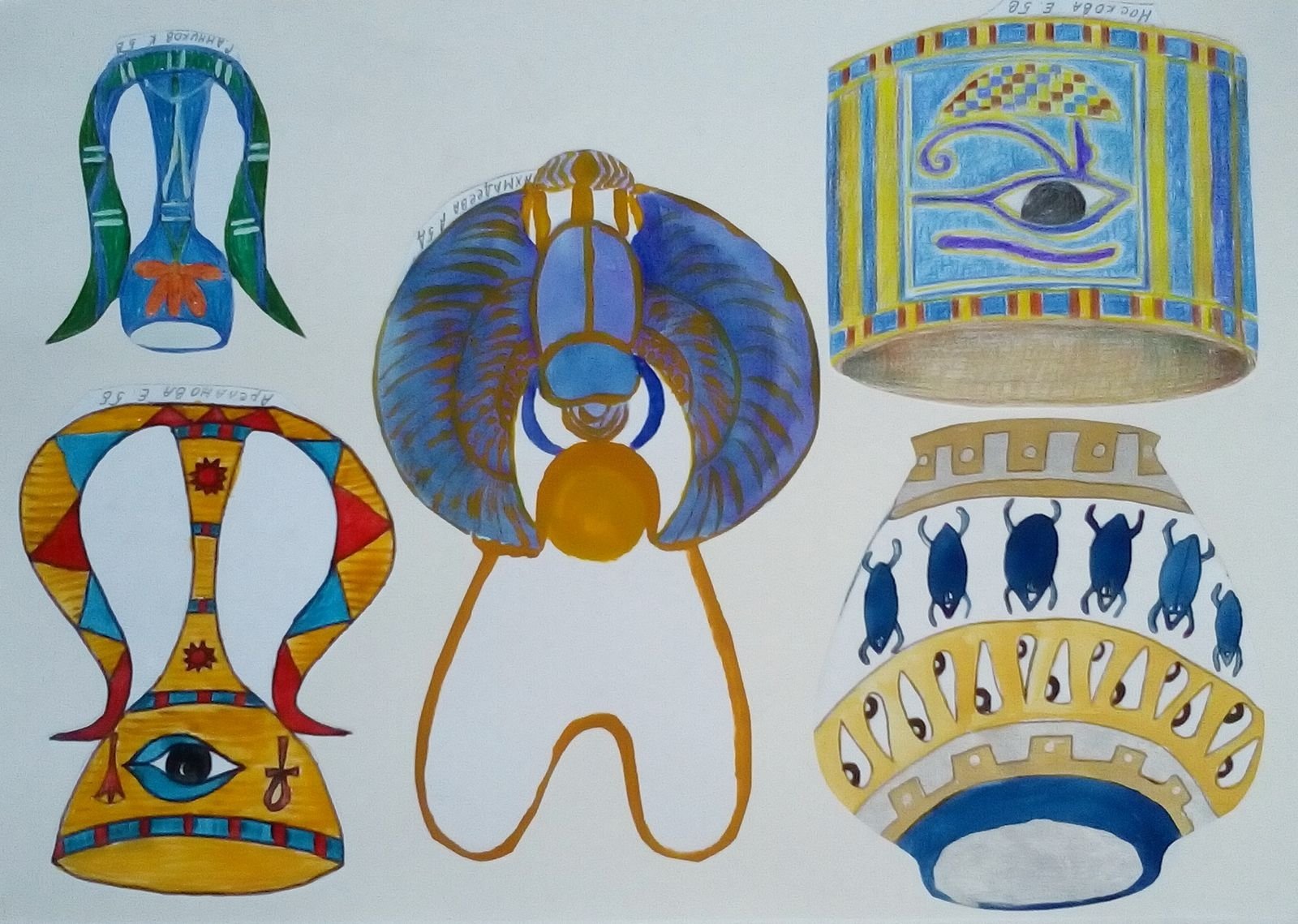 Древний египет рисунки 5 класс изо. Украшения древнего Египта 5 класс. Украшения древнего Египта 5. Декоративно прикладное искусство древнего Египта Жук. Декоративно прикладное искусство древнего Египта рисунок.