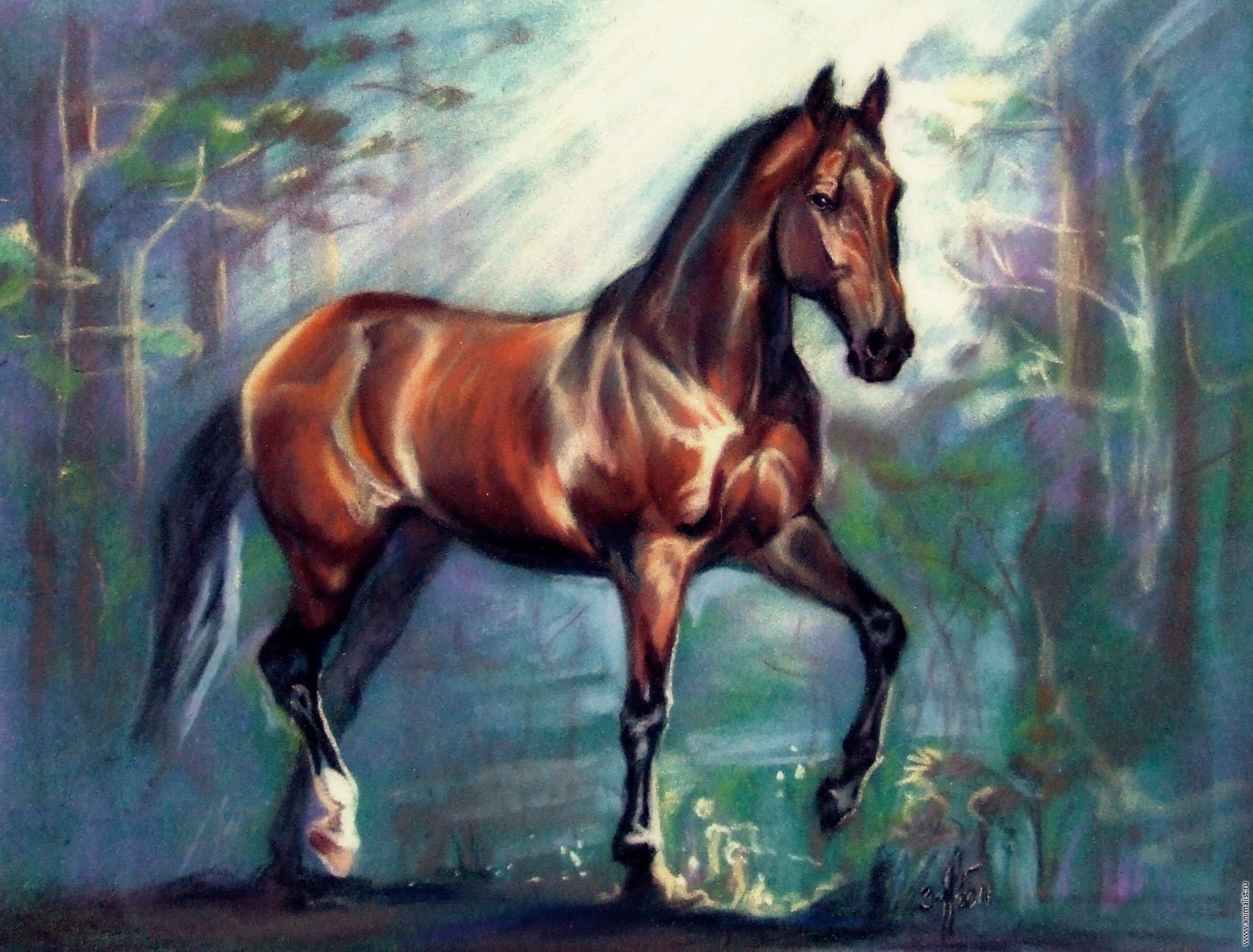 Лошадка красками. Гнедая лошадь акварелью. Лошадь красками. Лошадь гуашью. Лошадь рисунок.