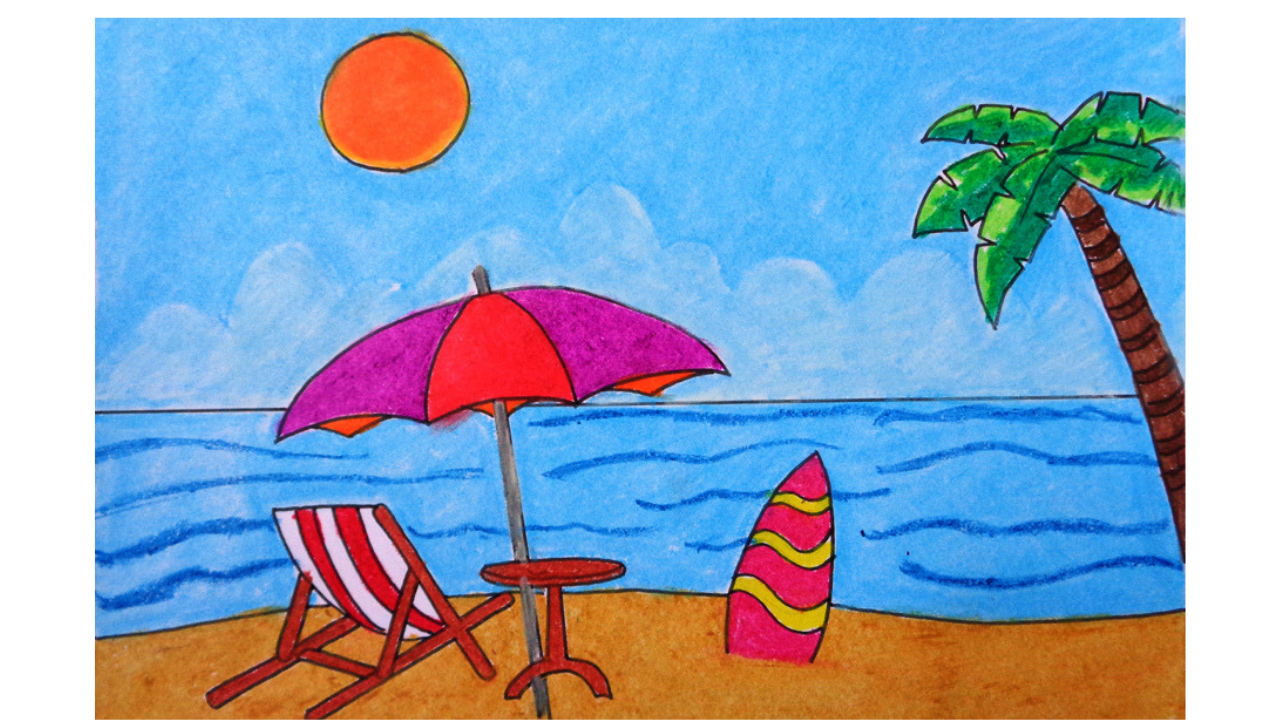 Фото лета для срисовки. Лето рисунок легкий. Лето рисунок профессиональный. Рисунки лето море. Рисунок лето карандашом 5 класс.