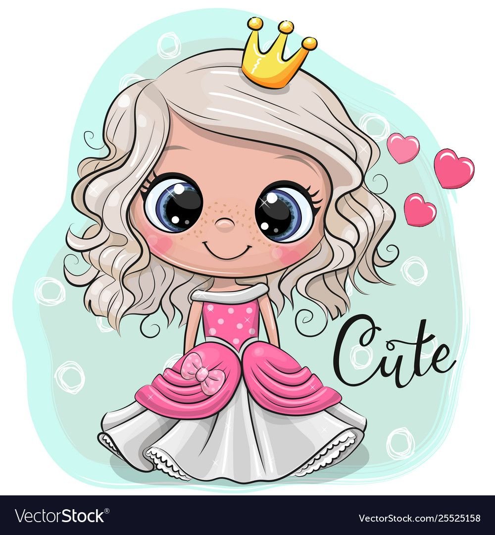 Рисунок маленькая принцесса