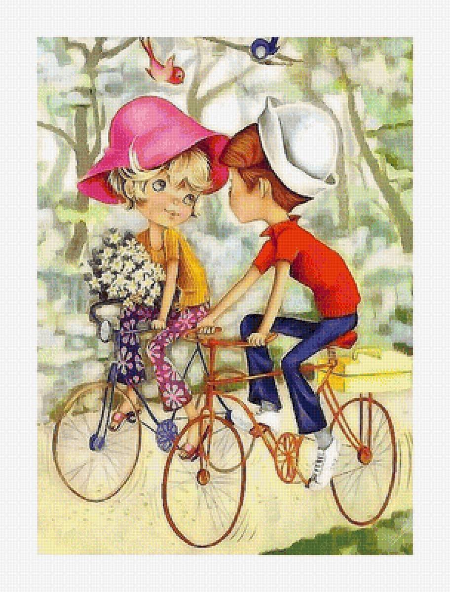 С днем детства прикольные. Открытки для детей. Открытка девочка на велосипеде. Велосипед на винтажных открытках. Открытка ретро велосипед.