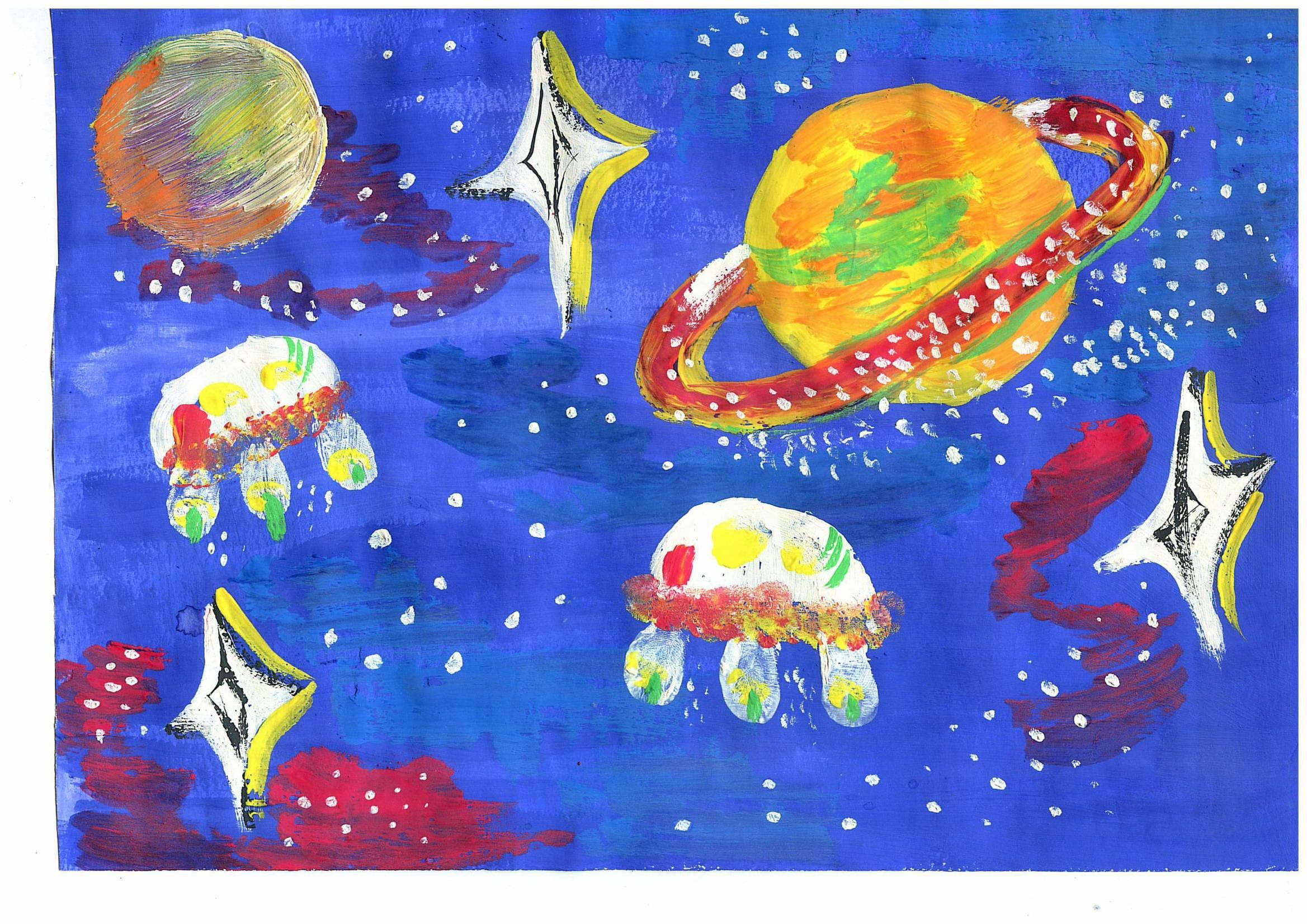 Рисунок про космос в садик. Рисование космос. Рисование для детей космос. Рисунок на космическую тему. Рисование космос в детском саду.