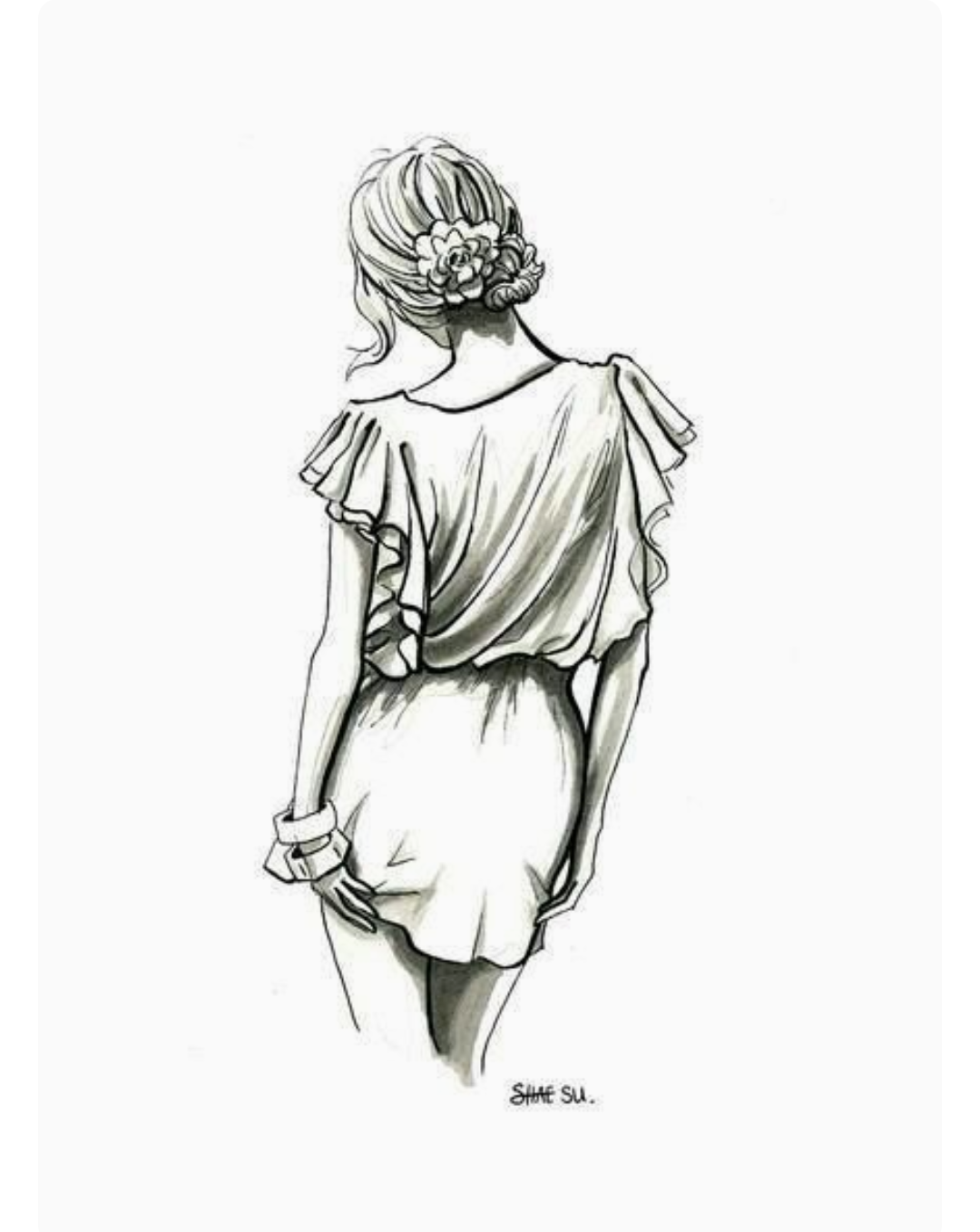 Женщина спиной рисунок. Рисунок девушки карандашом. Девушка со спины рисунок. Девушка со спины карандашом. Нарисованные девушки карандашом со спины.