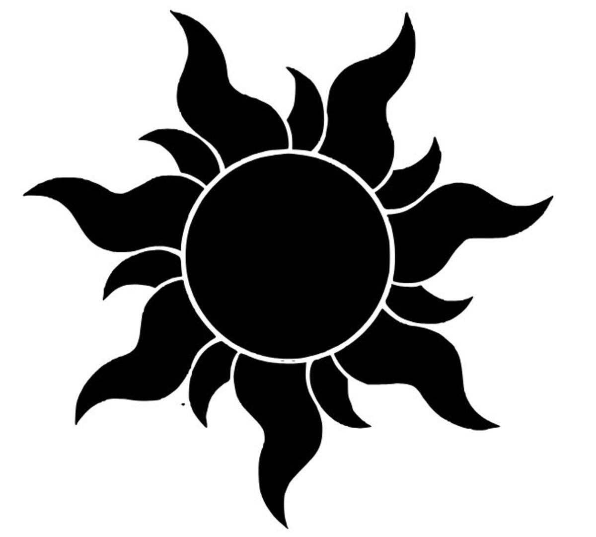 Черное солнце эскиз
