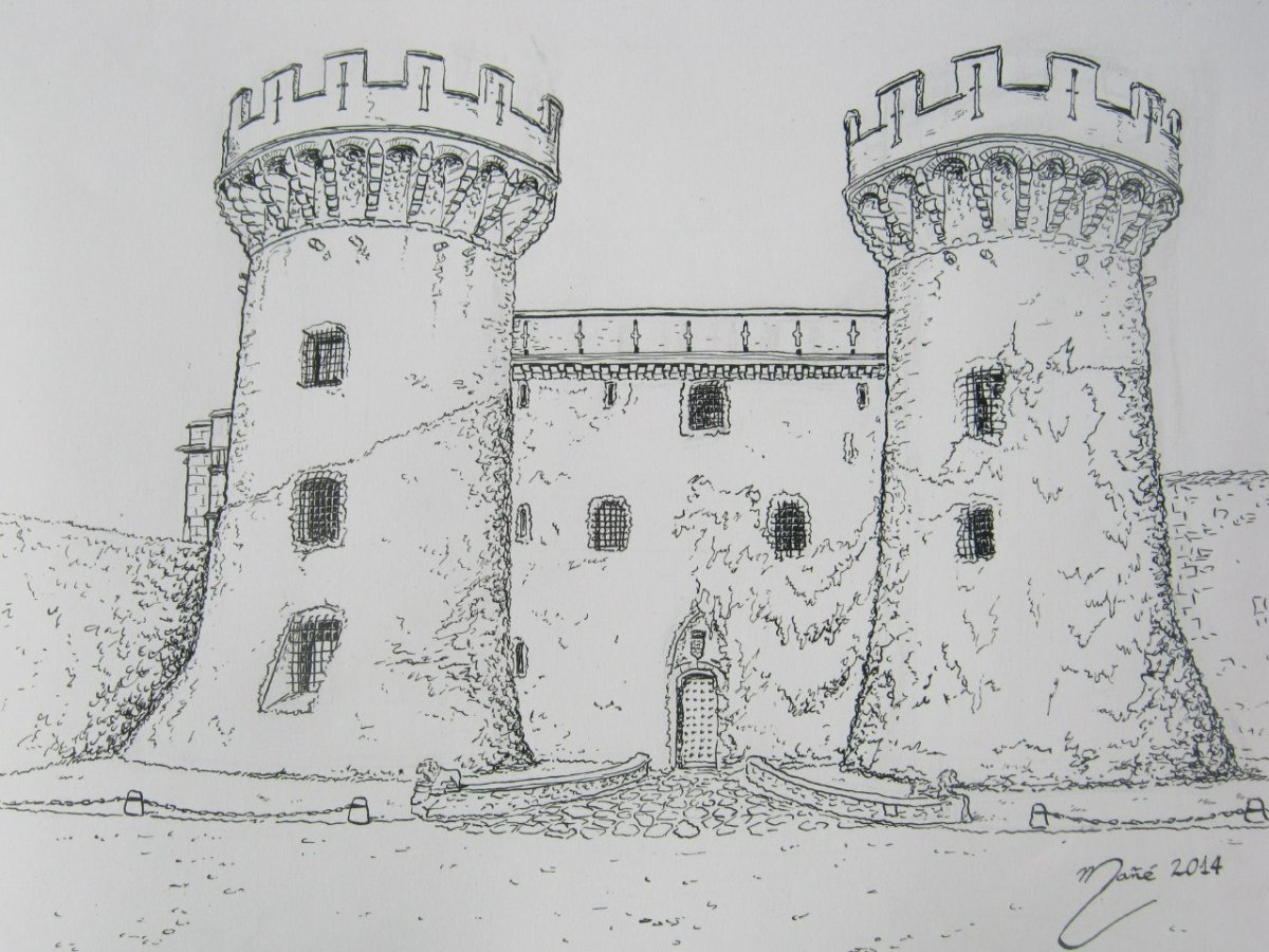Рисунки замков карандашом для срисовки