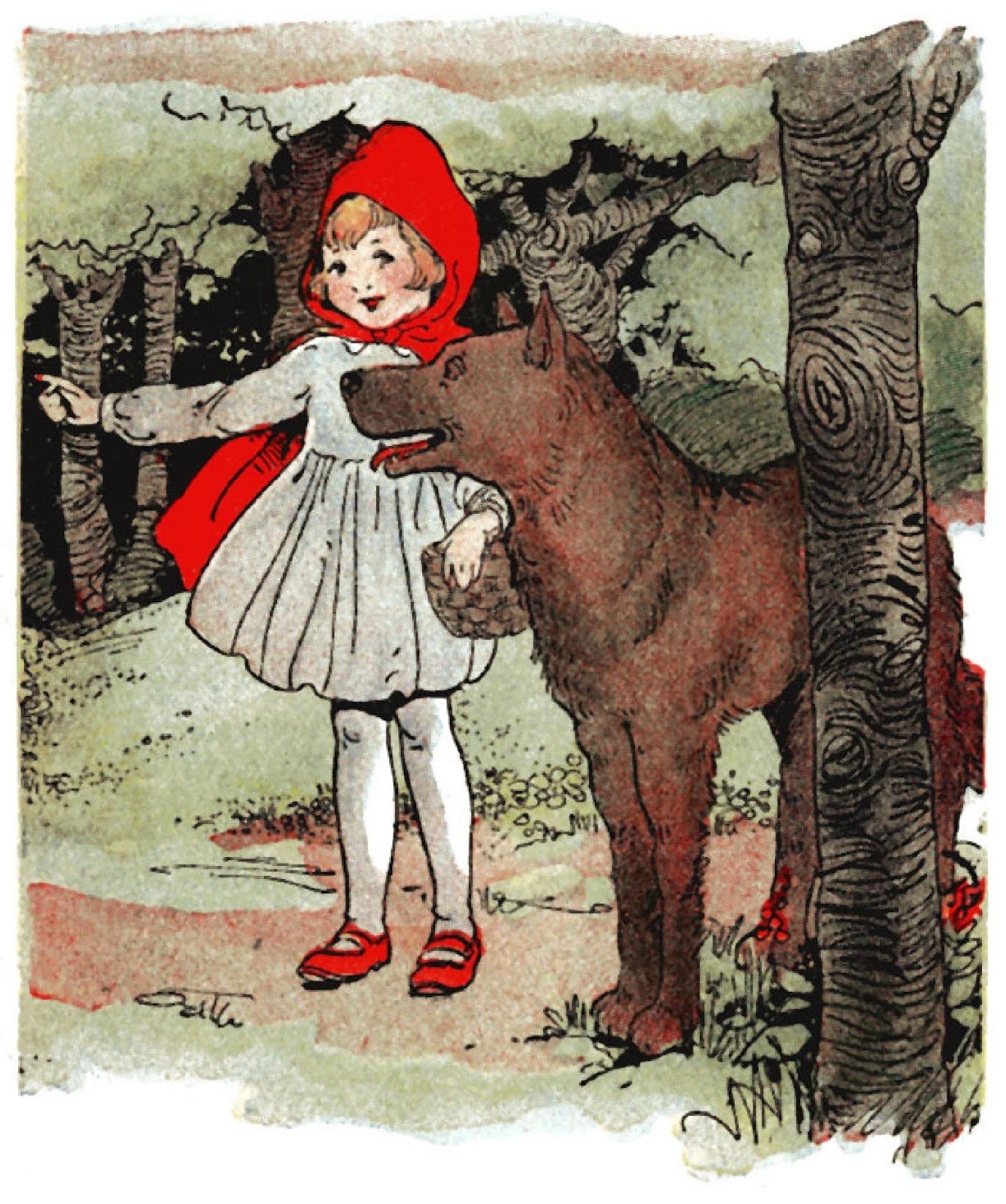 Иллюстрации Красная Шапочка