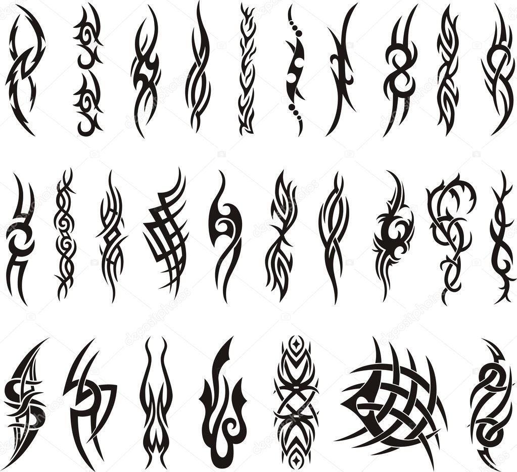 Эскизы и орнаменты кельтских татуировок