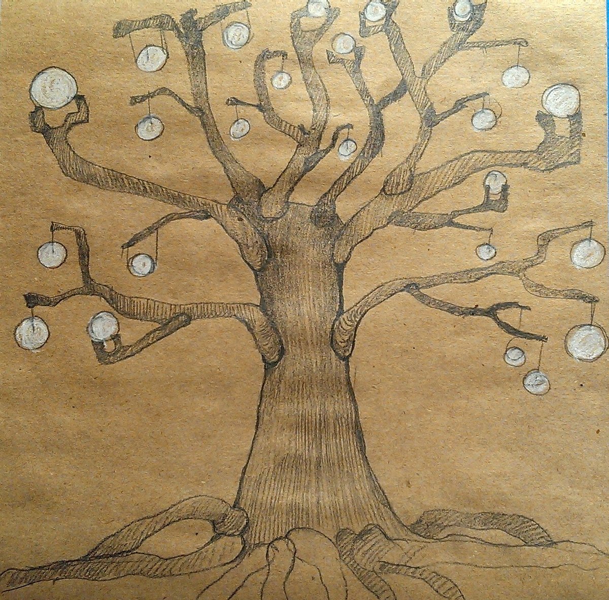 Мудрое дерево рисунок