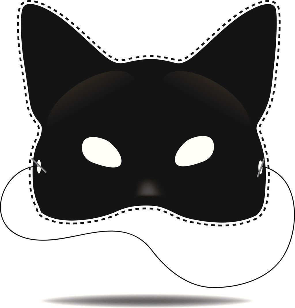 Квадобрика. Маска черного кота. Маска кошки трафарет. Маска кота для Хэллоуина. Маска кота для детей.