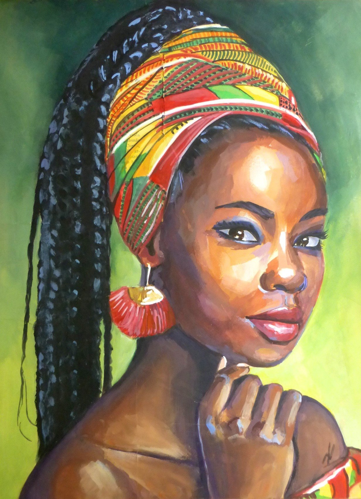 Картина негритянка. Мари-Гийемин Бенуа портрет негритянки. Афро стиль картина этно. Серебрякова картины Африка. Портрет в африканском стиле.