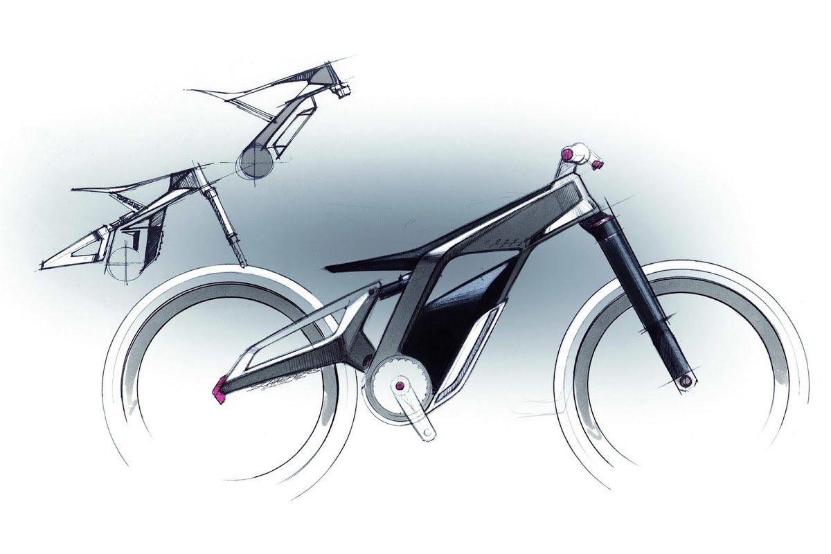 Велосипед будущего рисунки