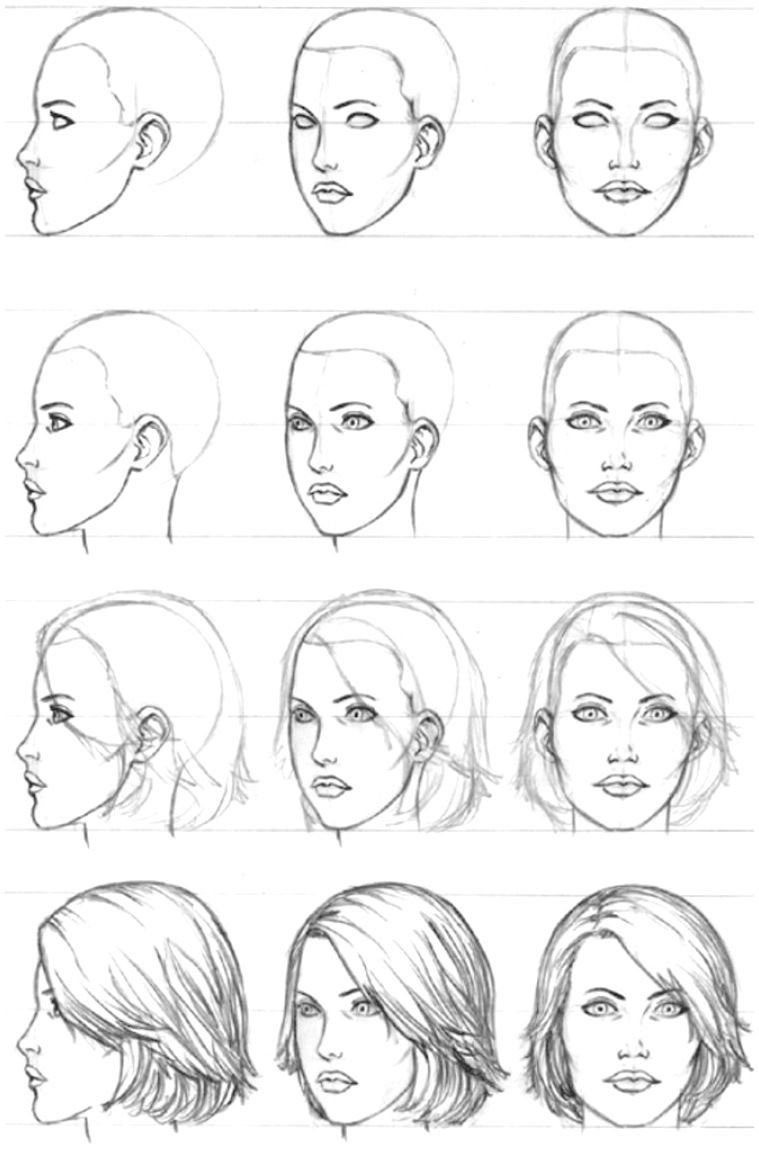 Рисунок лица 1 3. Лицо рисунок. Портрет в разных ракурсах. Поэтапное рисование лица. Лицо для рисования.