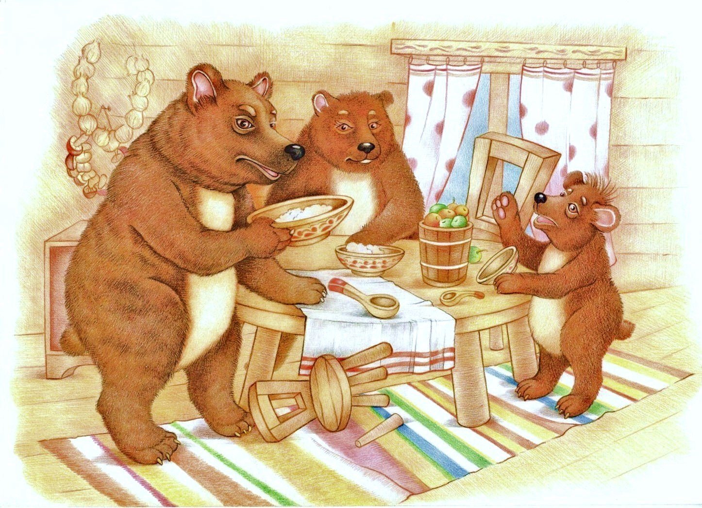 Три медведя представляют