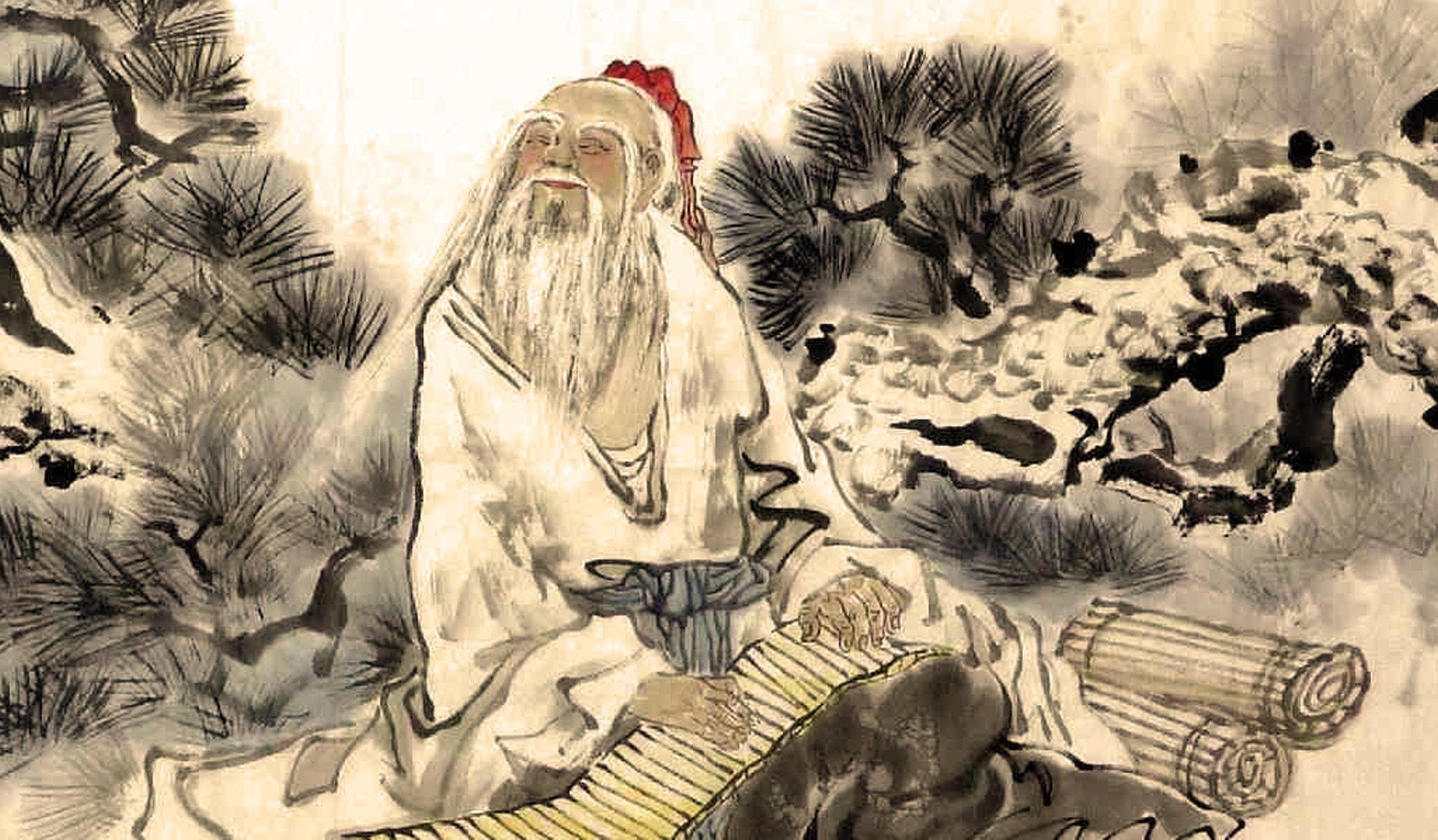 Цивилизация мудрецов 36 глава. Китайская живопись Лао Цзы. Китайский мудрец Лао-Цзы. Китайская гравюра Лао Цзы. Лао Цзы древние изображения.