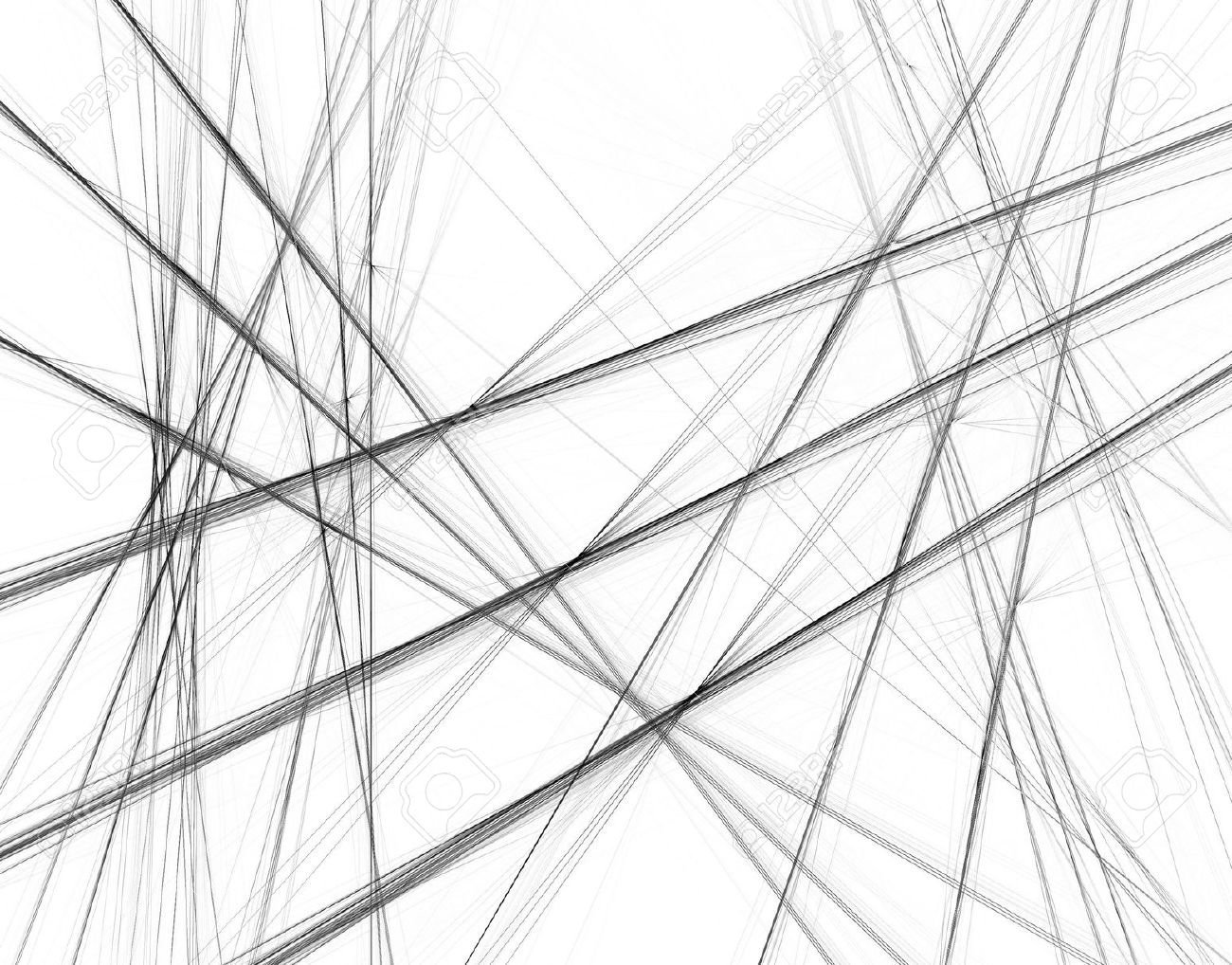 Черная линия на белом фоне. Абстрактные линии на белом фоне. Абстрактные линии на прозрачном фоне. Хаотичные линии. Прозрачные линии.