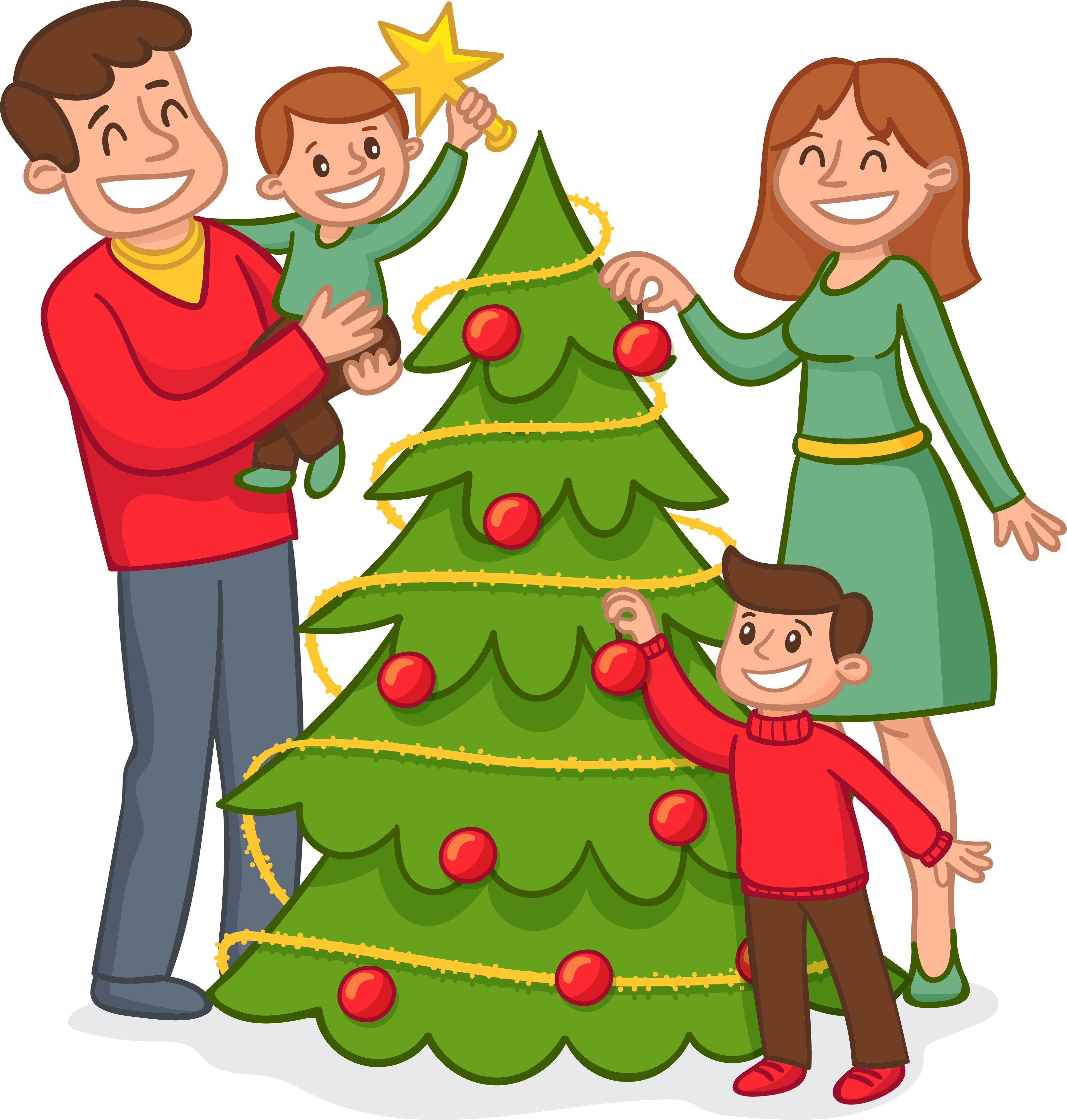 Рождественские елки для детей. Дети наряжают елку. Новогодняя семья рисунок. Новогодние рисунки для детей. Новый год в семье рисунок.