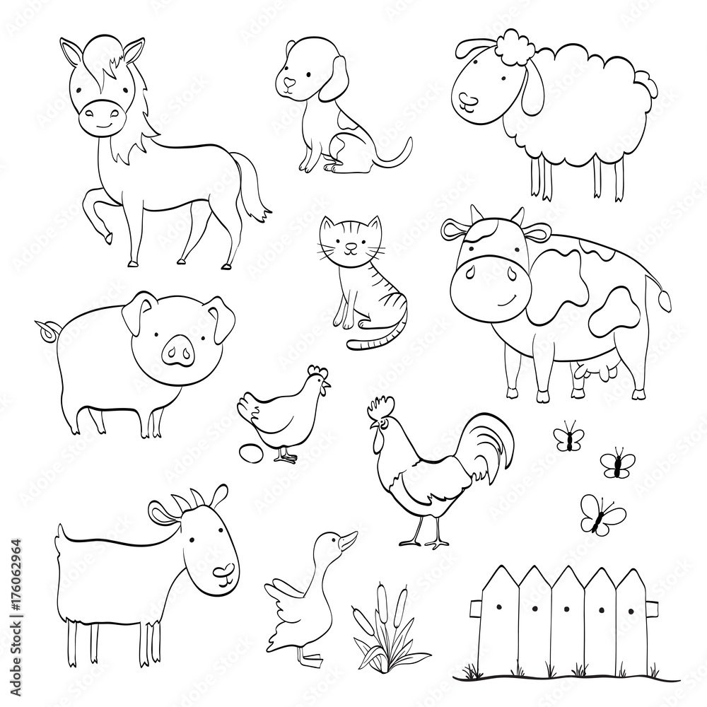 Домашние животные рисунки карандашом