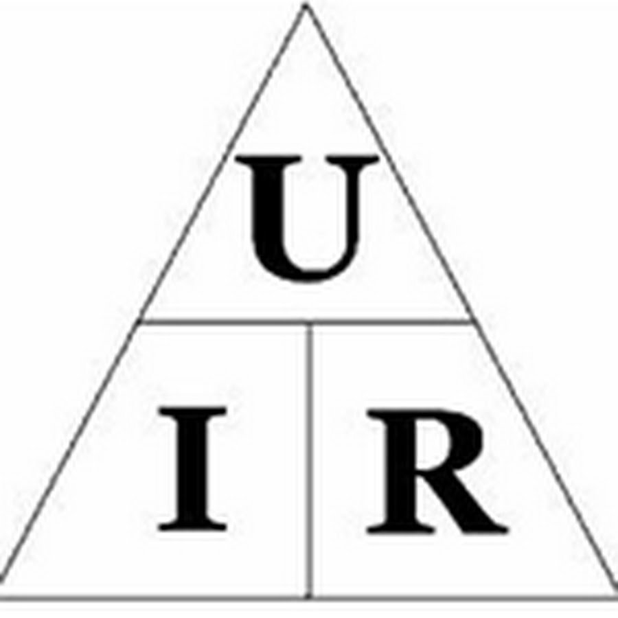 U ri. Закон Ома треугольник формулы. Треугольник сила тока напряжение сопротивление. Формула силы тока треугольник. Магический треугольник закон Ома.