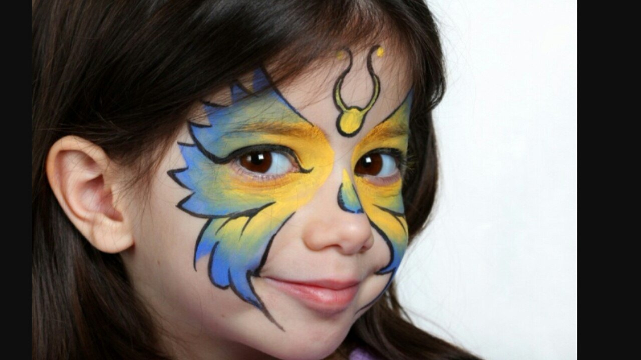Face paint перевод. Аквагрим для детей. Детский грим на лице. Лёгкий аквагрим для детей. Простые рисунки на лице для детей.