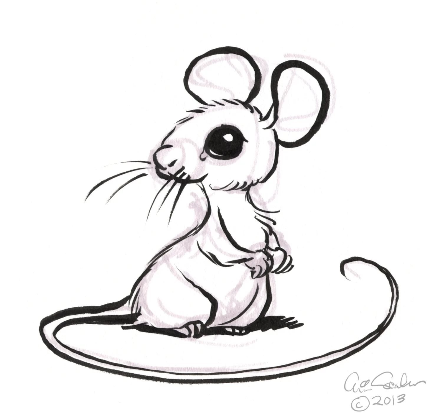 Как легко нарисовать мышку. Мышь рисунок. Рисунок мыши для срисовки. Рисунок мышки для срисовки. Мышонок и карандаш.