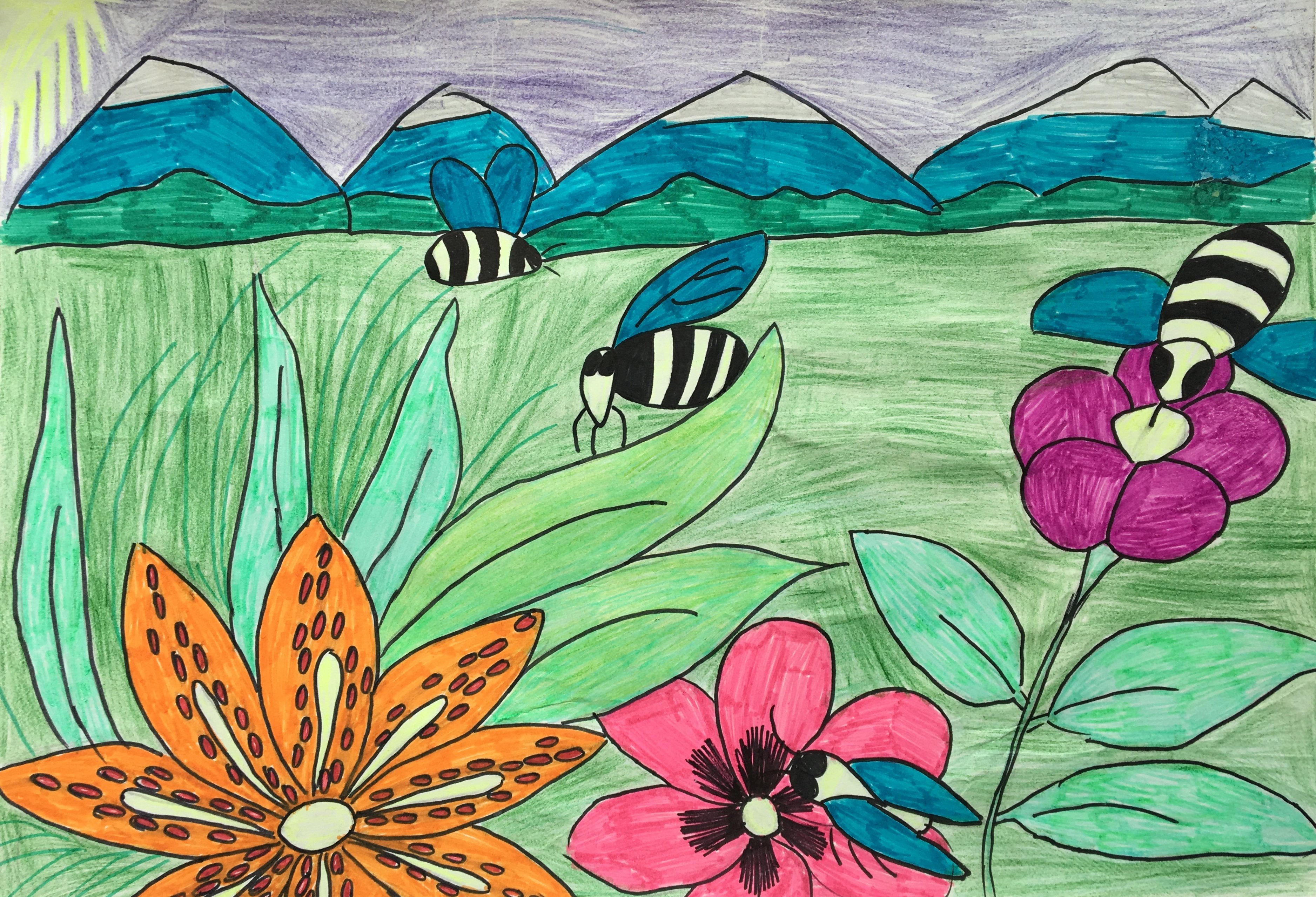 Что можно нарисовать 4 класс. Рисунок на тему лето. Детские рисунки природы. Детский рисунок природа. Рисунок на тему красота.
