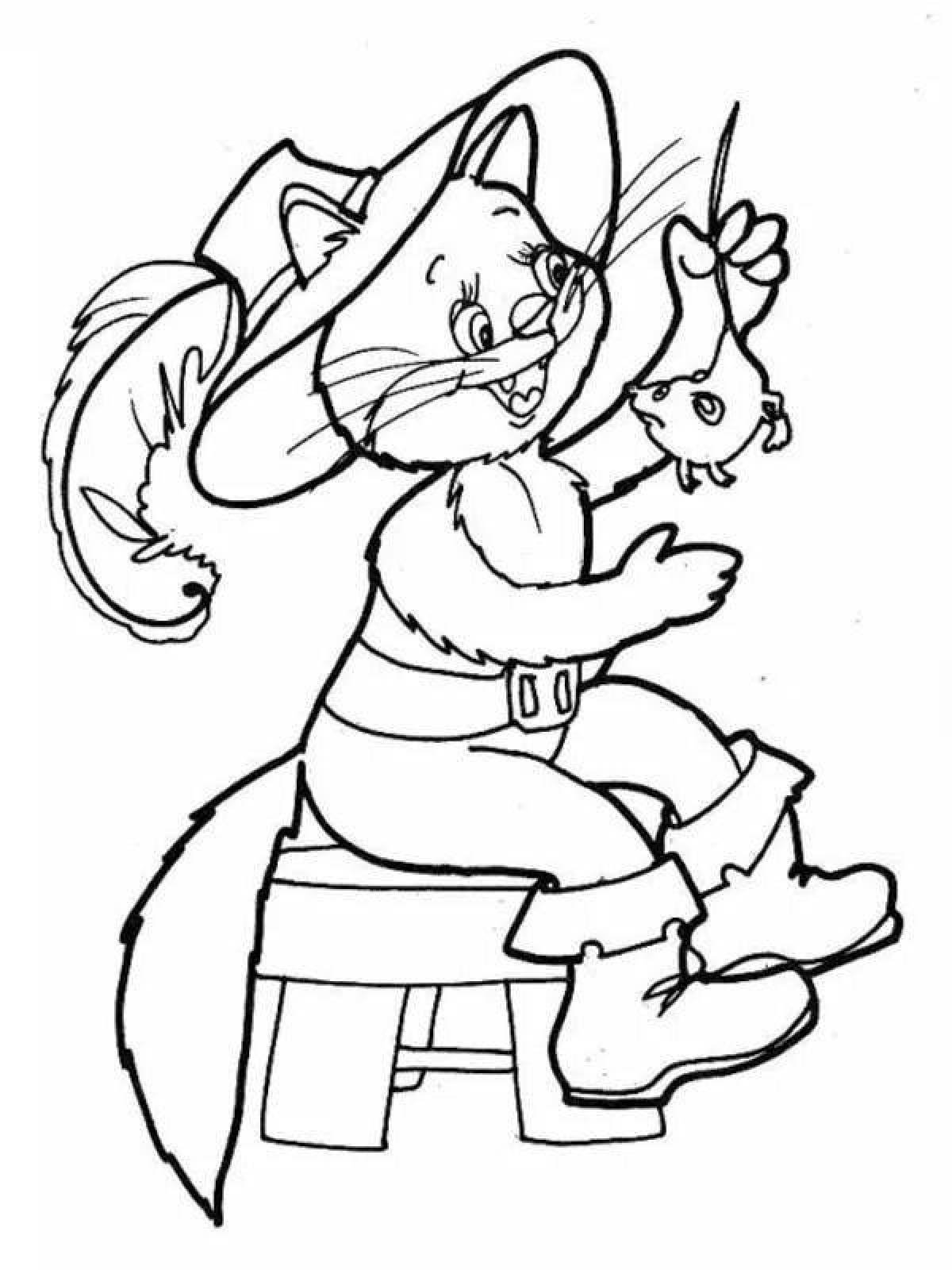 Кот в сапогах рабочий лист. Раскраска к сказке кот в сапогах Шарля Перро. Рисунок кот в сапогах из сказки Шарля Перро. Ш Перро кот в сапогах раскраска.
