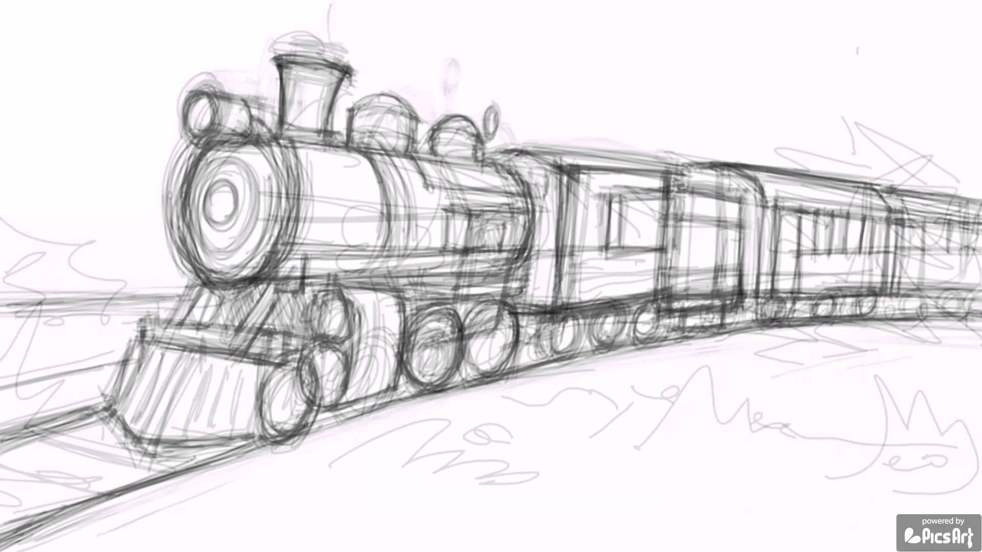 Легкая железная дорога. Поезд рисунок карандашом. Паровоз рисунок. Поезд для срисовки карандашом. Нарисовать поезд карандашом.