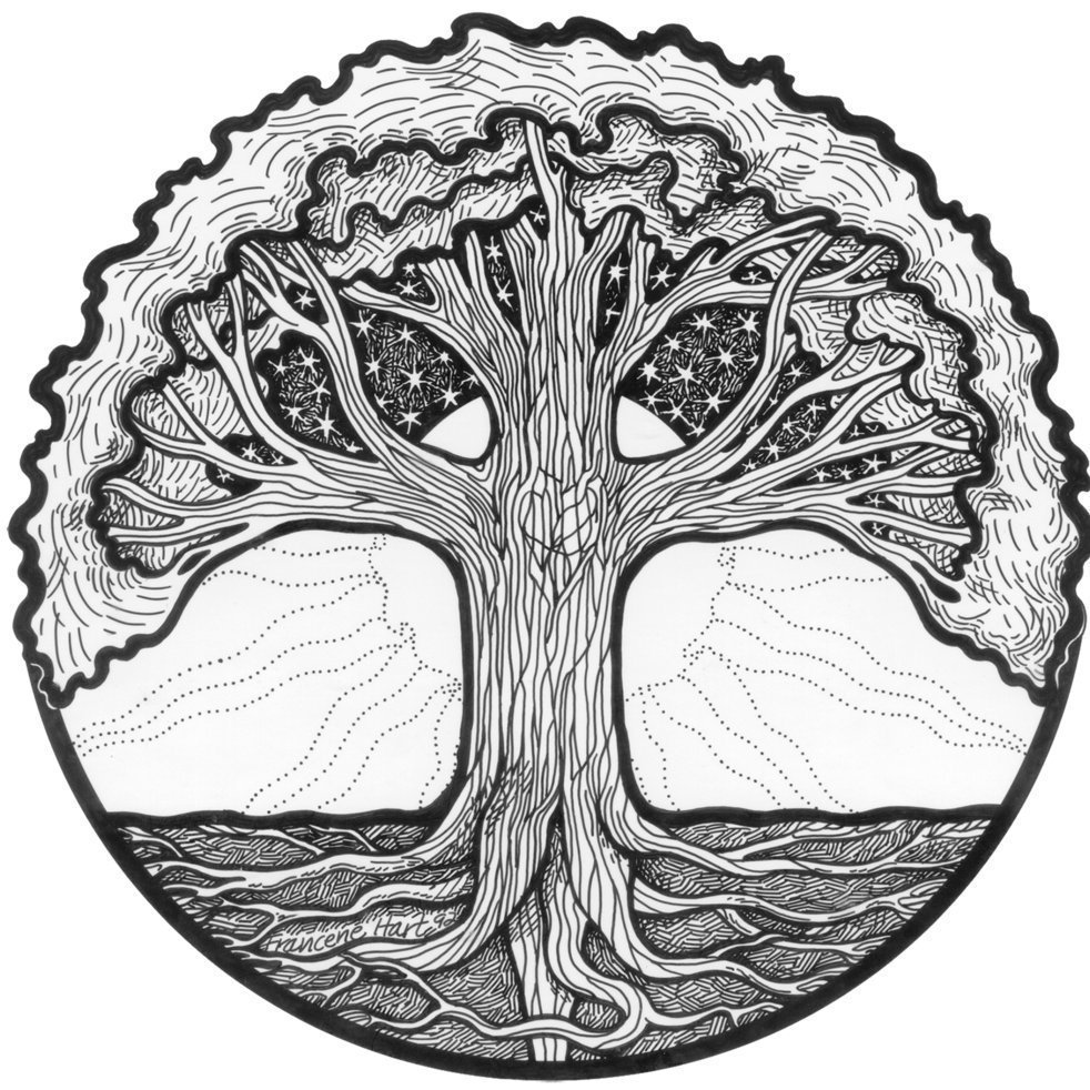 Символ древо жизни рисунок