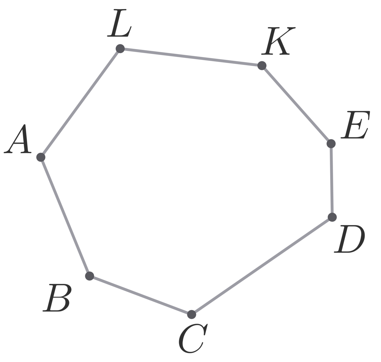 Вектор суммы многоугольника. Выпуклый семиугольник рисунок. Идеальный семиугольник. Геометрические фигуры многоугольники. Выпуклый шестиугольник.