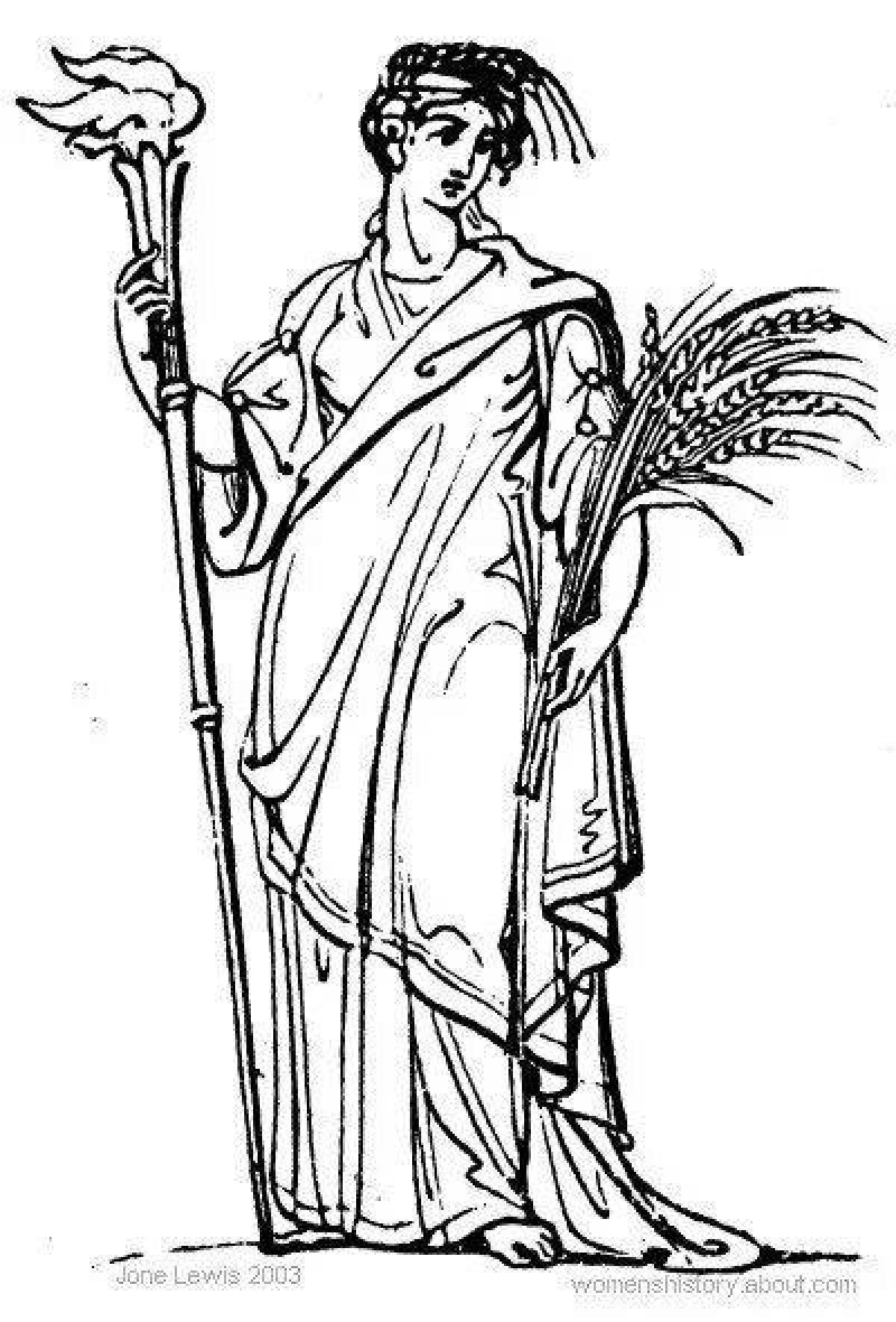 Рисунок бога древнего рима. Деметра Бог древней Греции. Богиня Греции Деметра. Деметра богиня древней Греции рисунок. Римская богиня Церера.