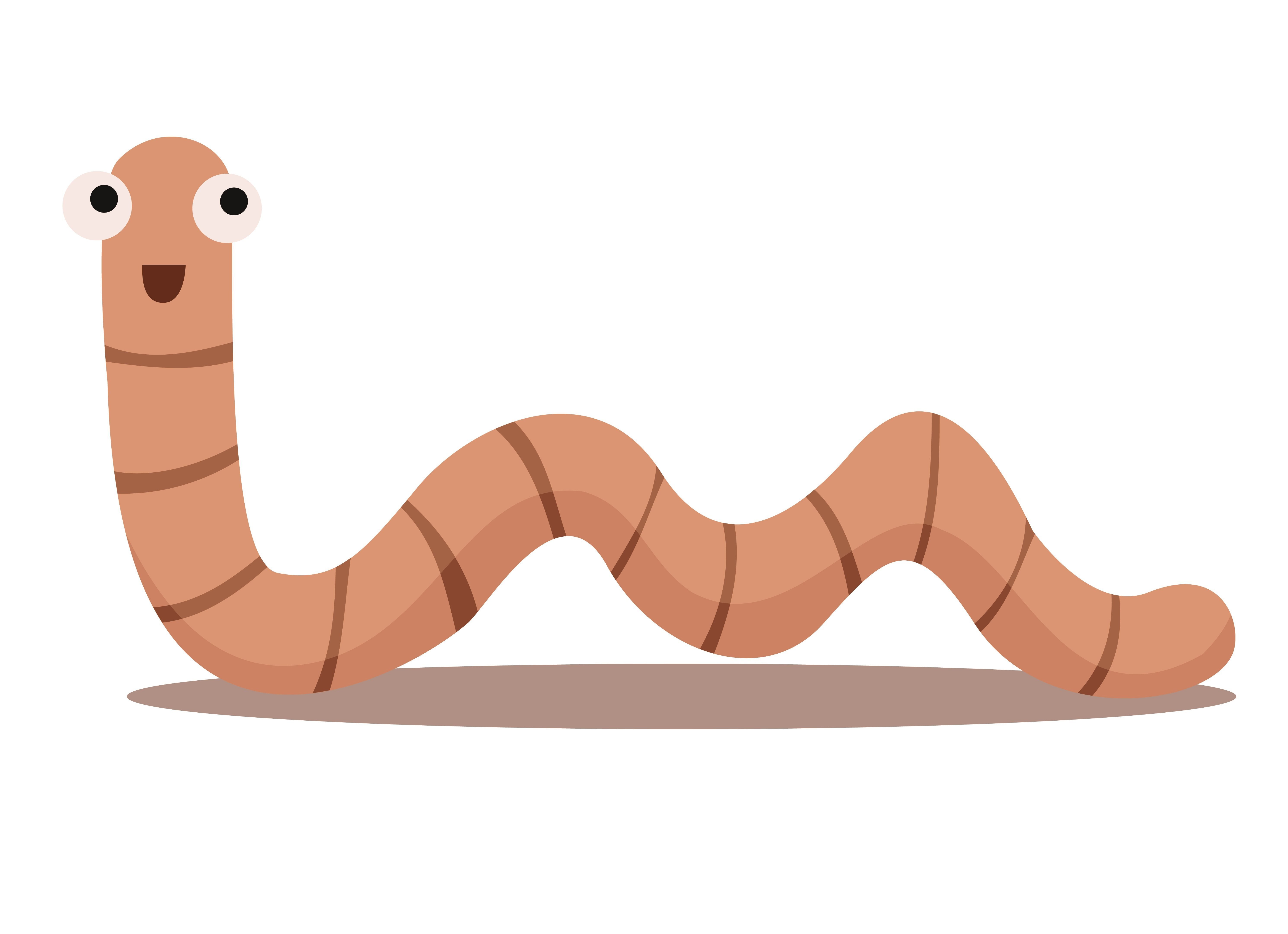 Fidget worm. Червь мультяшный.
