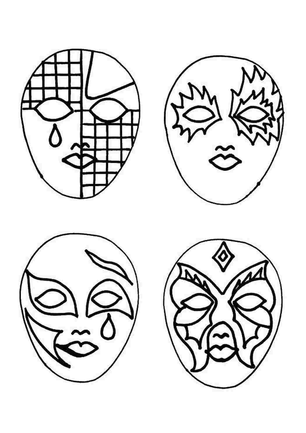 Рисование в подготовительной группе маска. Трафареты театральных масок для лица. Эскиз маски легкий. Маска раскраска. Карнавальная маска карандашом.