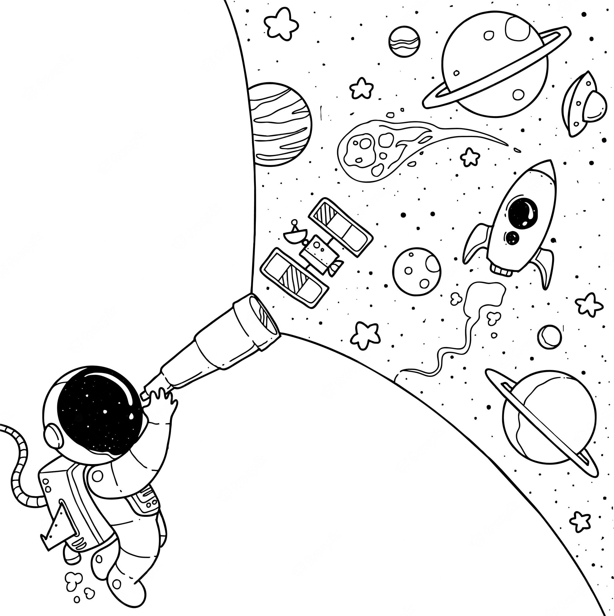 Распечатки космос. Раскраска. В космосе. Космос раскраска для детей. Рисунок на тему космос. Космонавтика раскраски для детей.