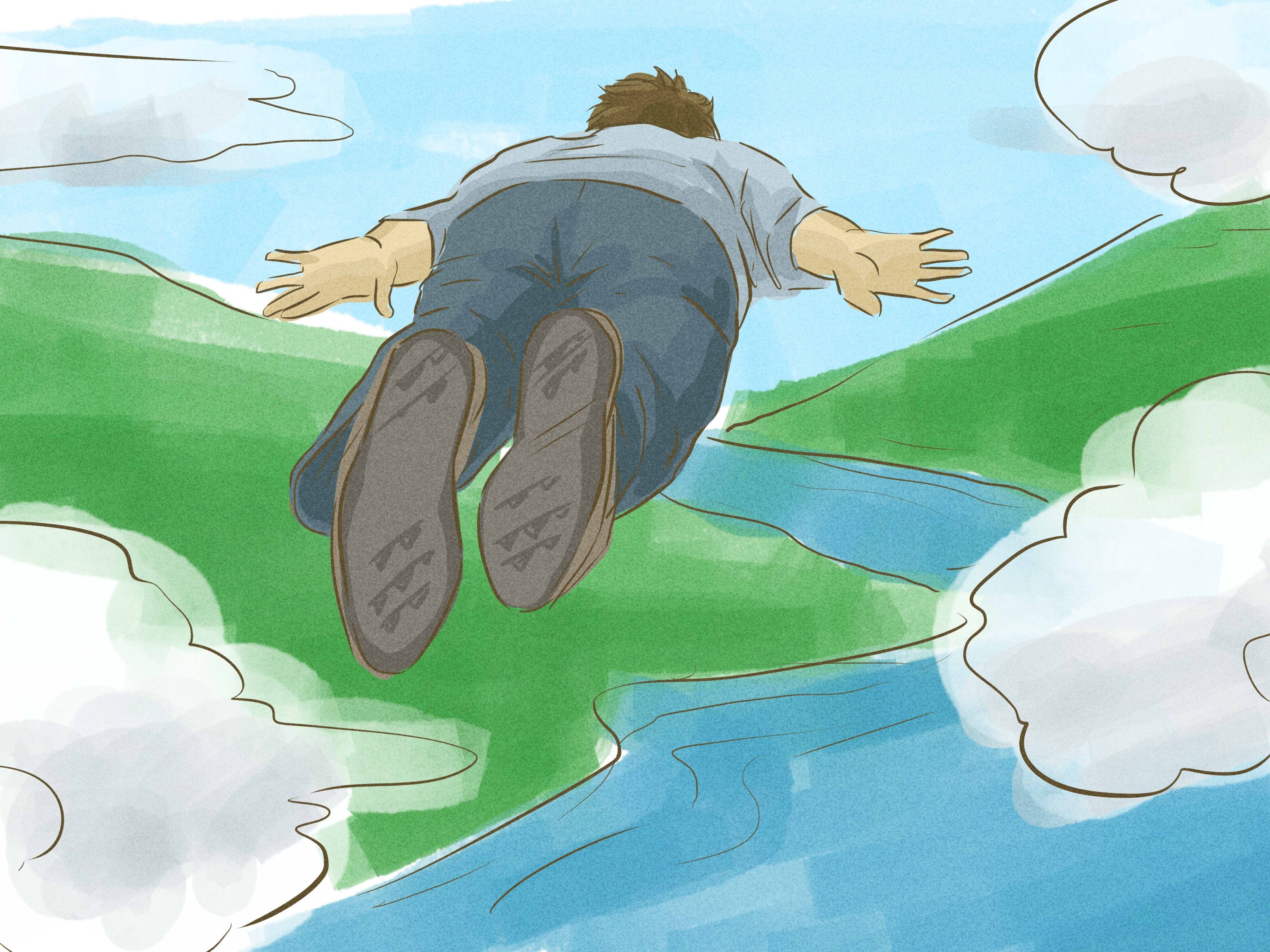 В голове иллюстрации как мы полетим. Летающий человек. Человек летает во сне. Летать во сне. Летающий человек рисунок.
