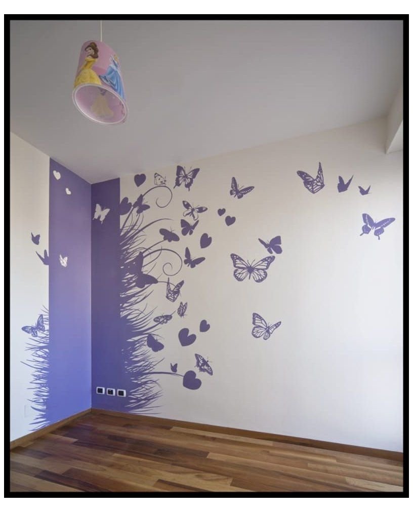 Состаренные стены • ДЕКОР стен интерьера краской (+фото)