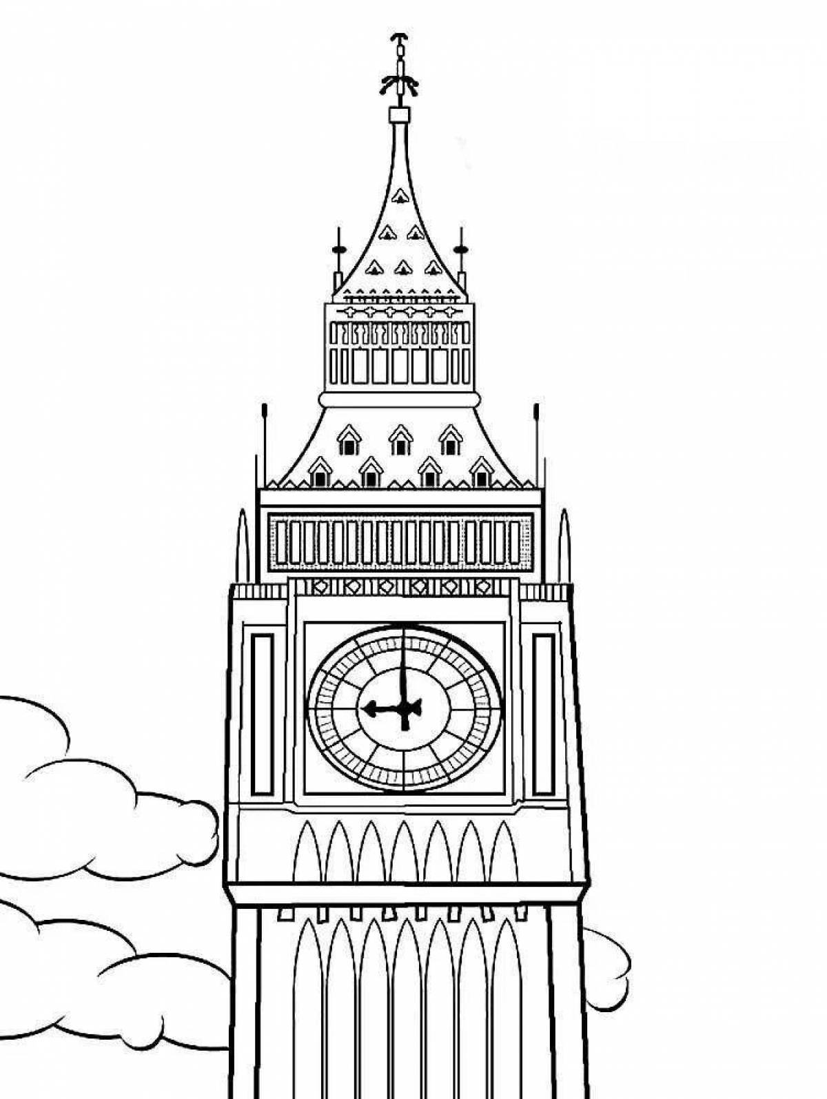 Рисунок биг. Великобритания Биг Бен раскраска. Достопримечательности Англии часы Биг Бен. Башня Биг Бен для срисовки. Биг Бен в Лондоне для срисовки.