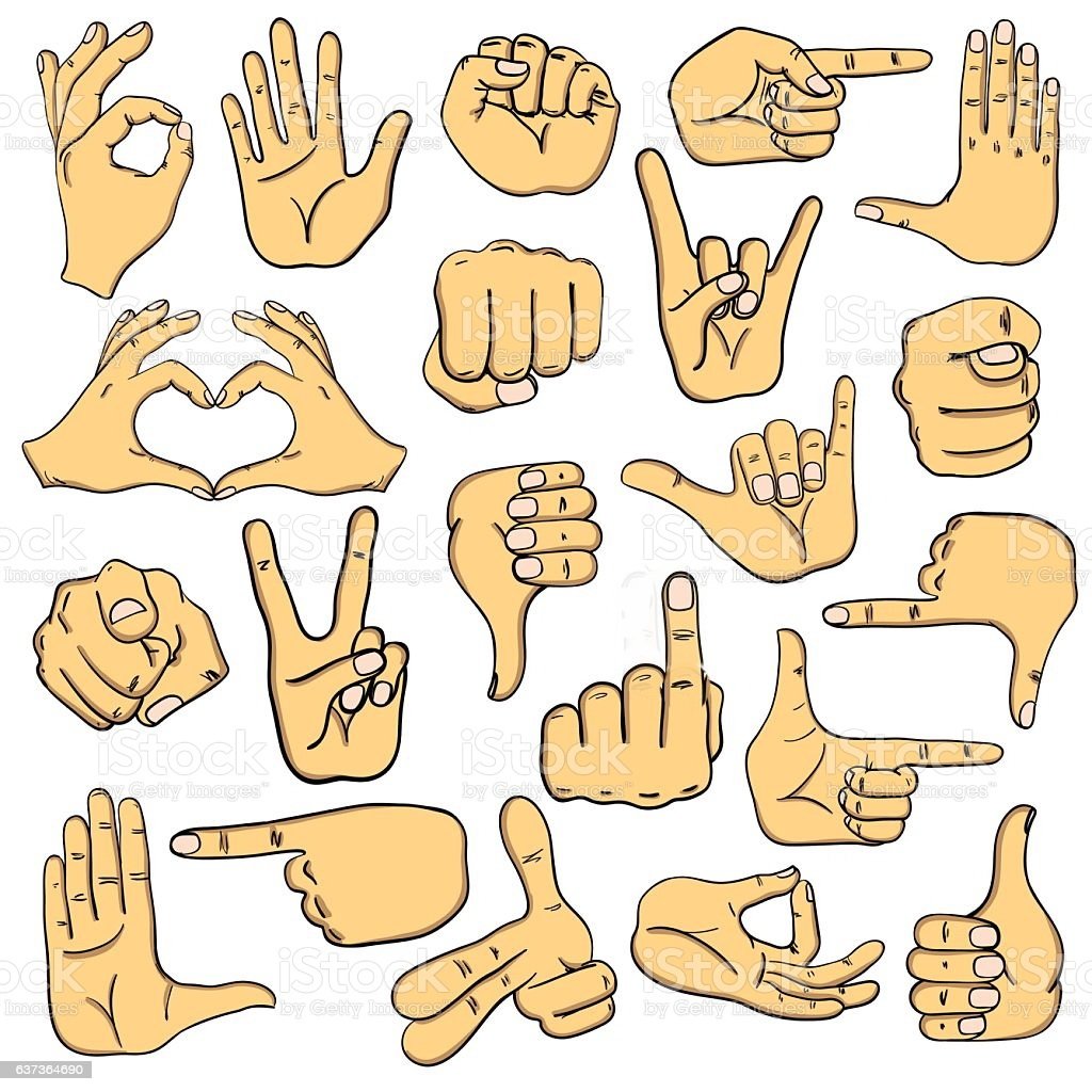Рисунок жестов