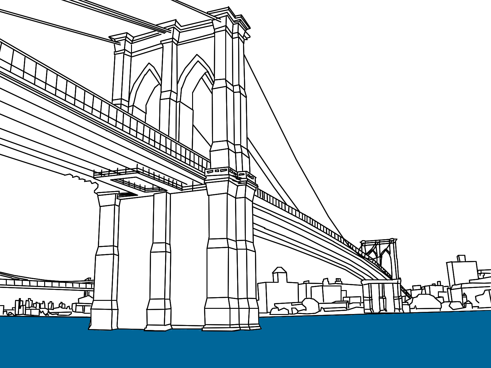 Крымский мост раскраска. Бруклинский мост Нью-Йорк вектор. Бруклинский мост нарисовать. Бруклинский мост раскраска. Бруклинский мост скетч.
