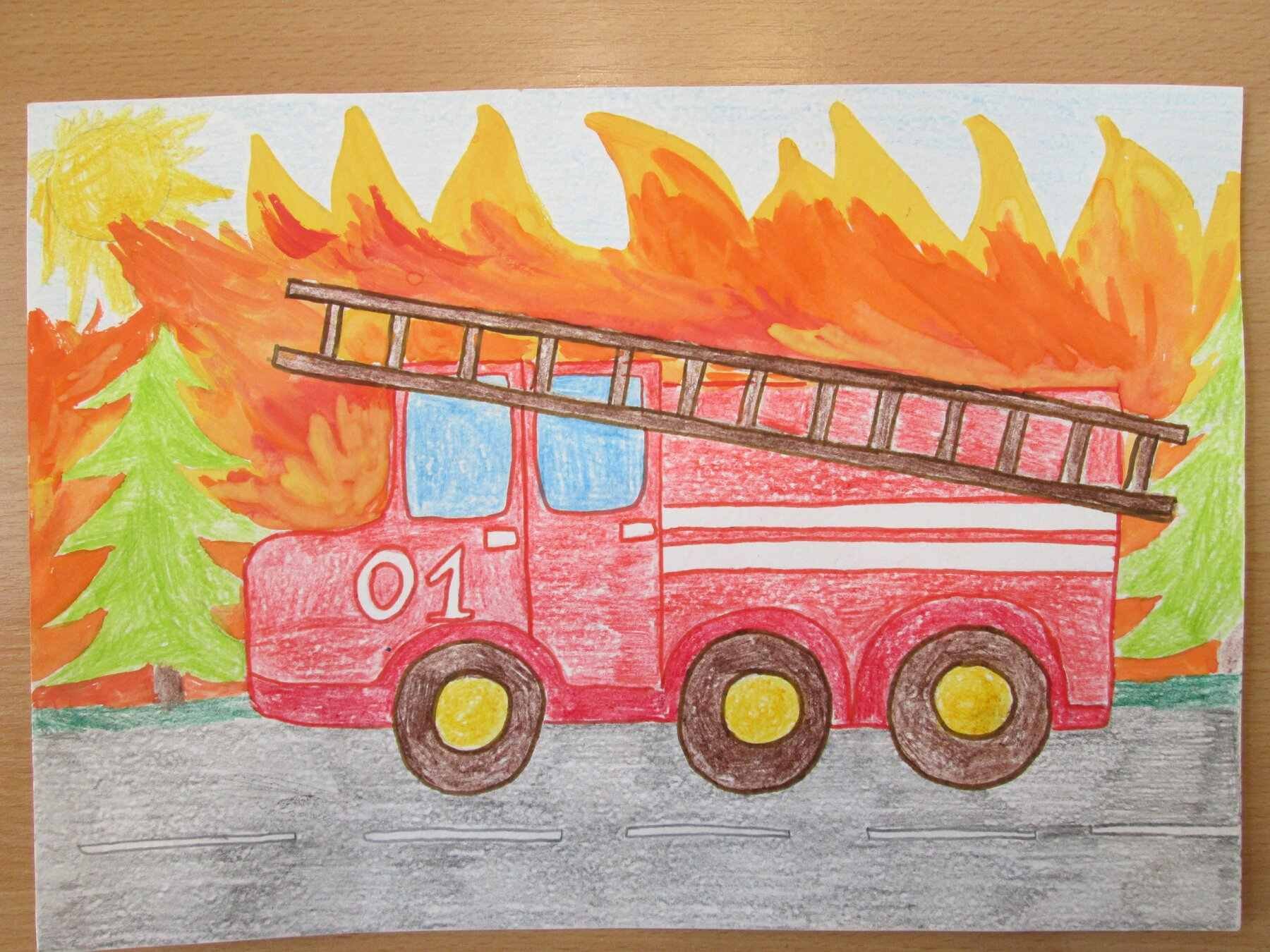 Пожарная машина поэтапно. Рисование пожарная машина. Детские рисунки пожарной машины. Рисунок на тему пожарная безопасность. Пожарная машина рисунок.