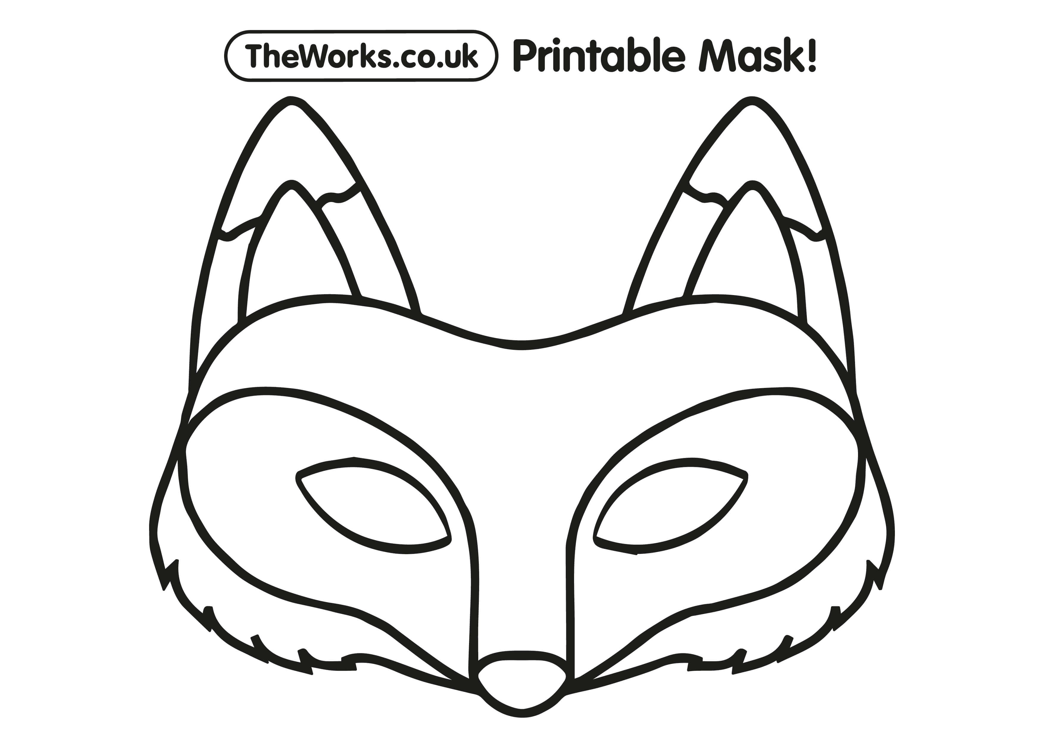 Распечатать картинку маску. Маска лисы. Трафарет - маска. Маска "Лисичка". Маска раскраска для детей.