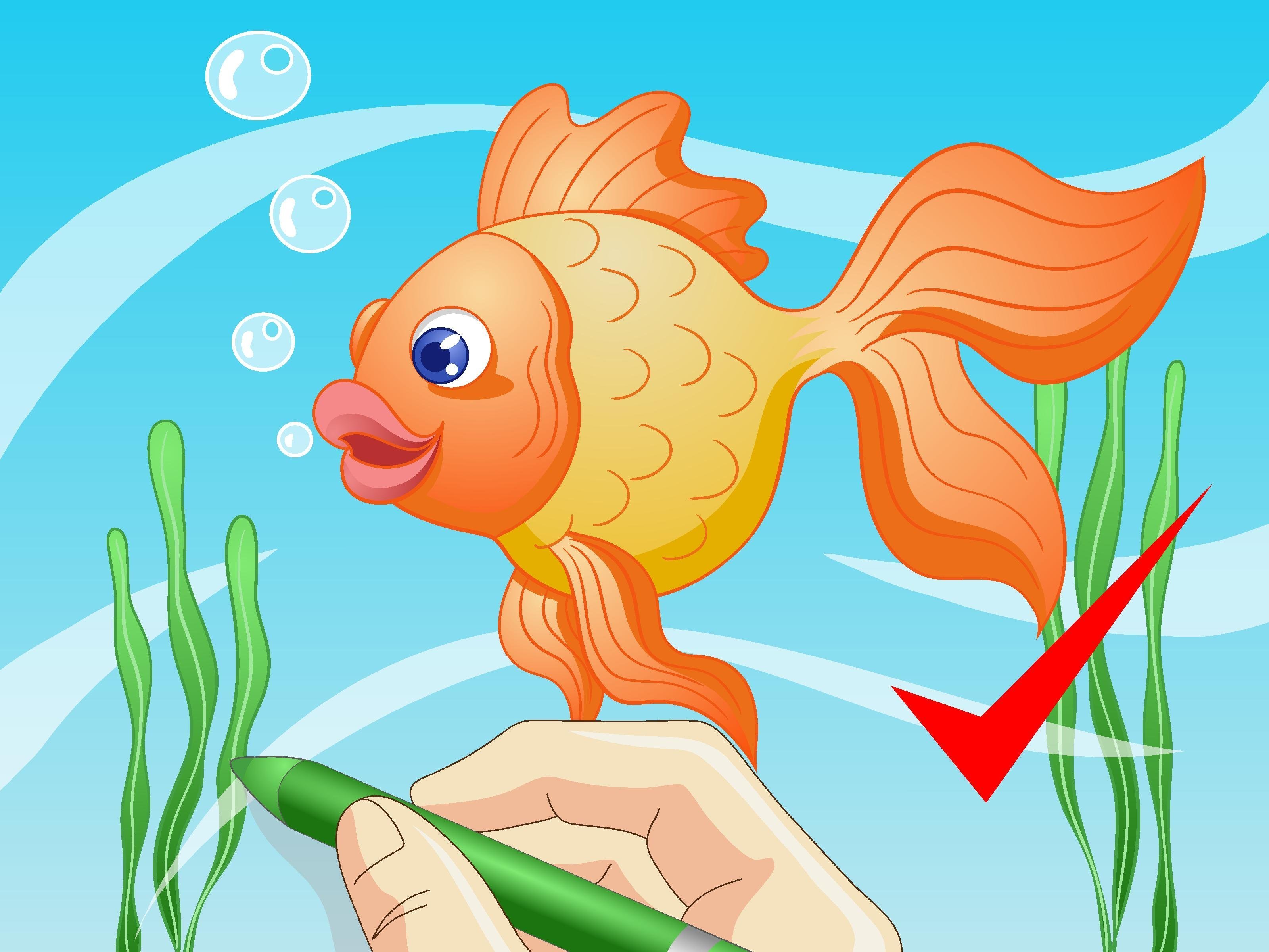 Средняя группа золотая рыбка. Золотая рыбка рисунок. Рыбки детские. Сказочная рыбка. Мультяшные рыбки.