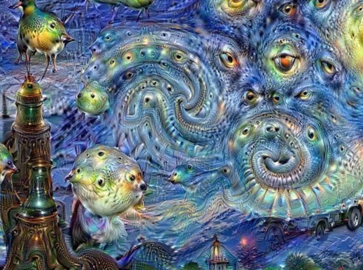 Создание картинки с помощью нейросети. Нейронная сеть Deep Dream. Барбара нейросеть Геншин. Психоделика нейросети. Компьютерная живопись.