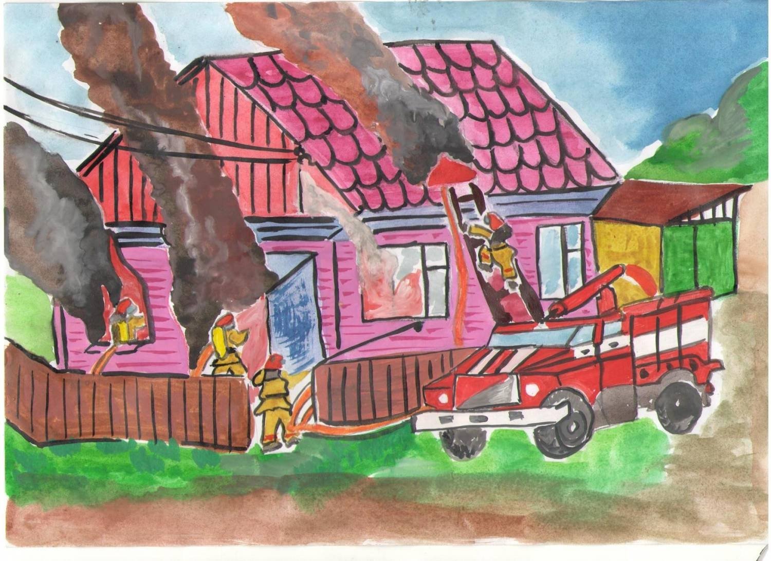 Рисунок на тему пожарная охрана. Рисунок на пожарную тему. Рисунок на тему пожарная безопасность. Детские рисунки на тему пожарная безопасность. Пожарный рисунок для детей.