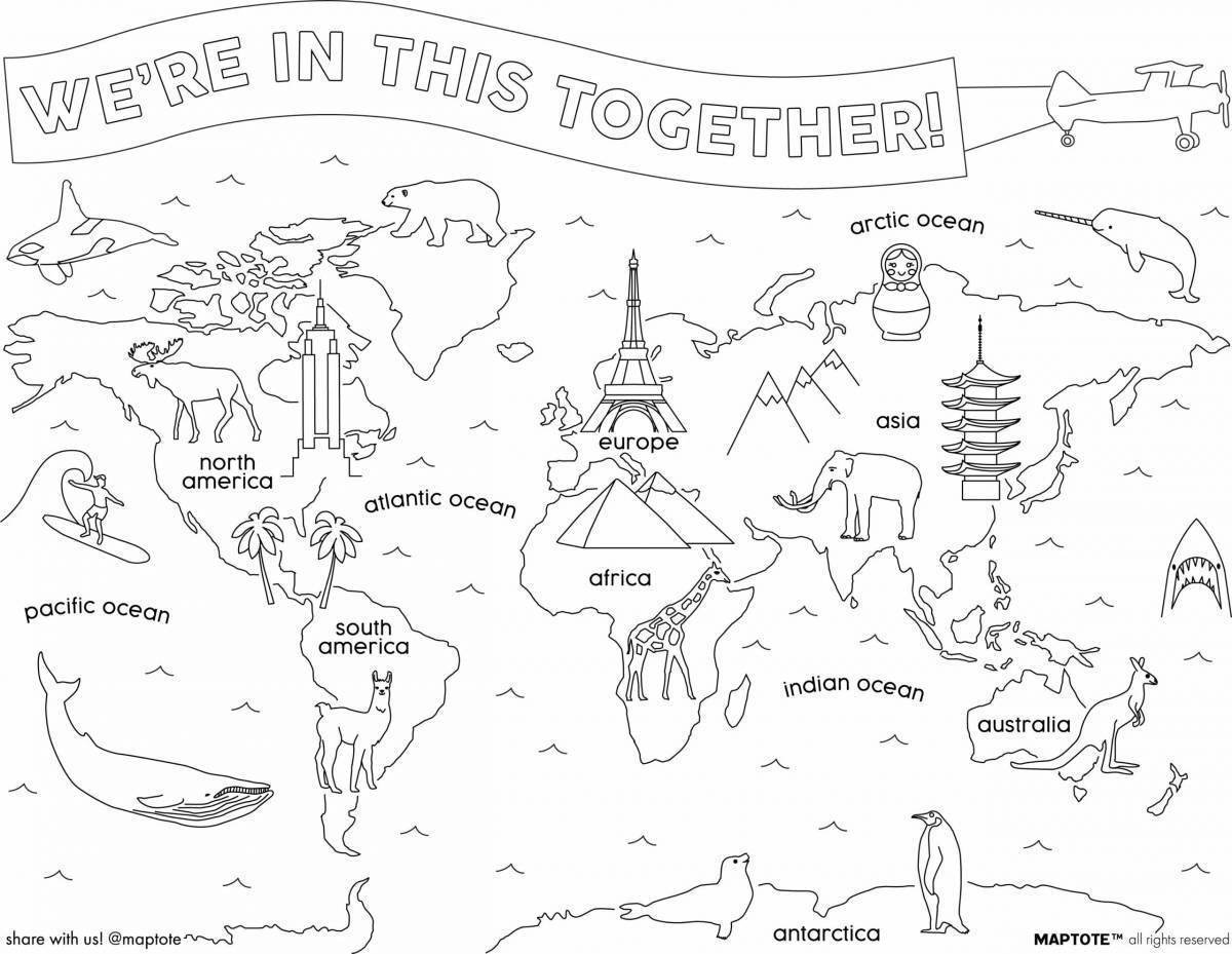 Карты стран раскраски. World Map раскраска. Карта России раскраска для детей.
